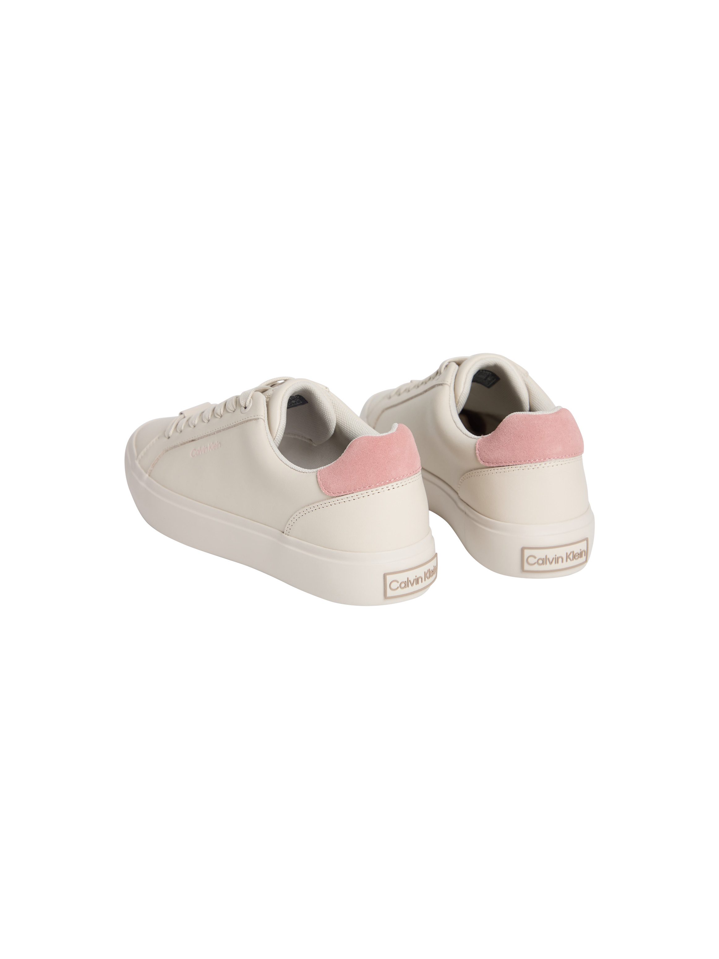 Calvin Klein VULC LACE UP LTH MIX Plateausneaker Casual-Schnürschuh, Freizeitsneaker mit CK-Logo
