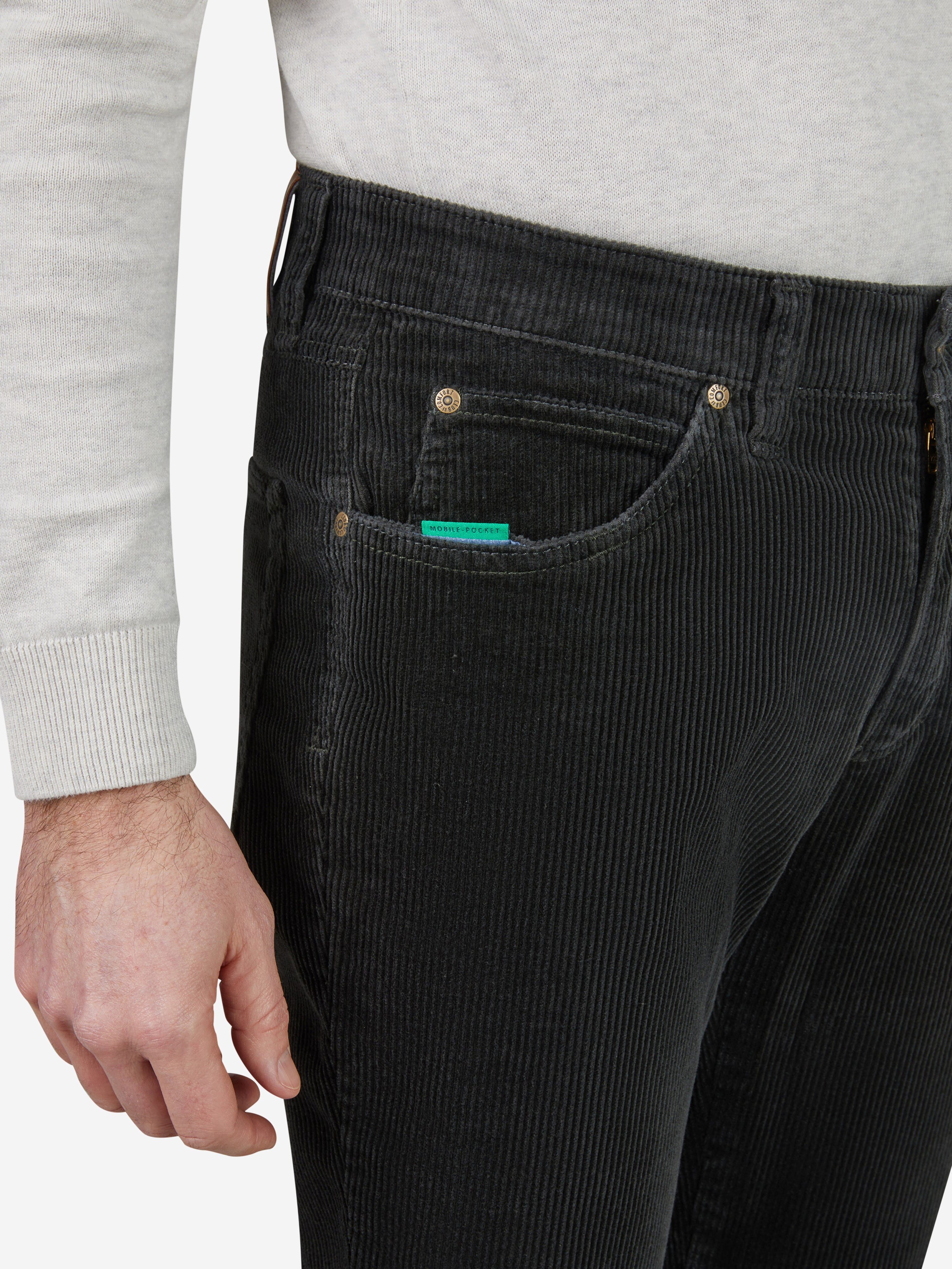 Club of Comfort Cordhose HENRY 8202_68_44/32 Herrenhose ["Die 6-Pocket basiert auf dem 5-Pocket-Model, hat aber eine