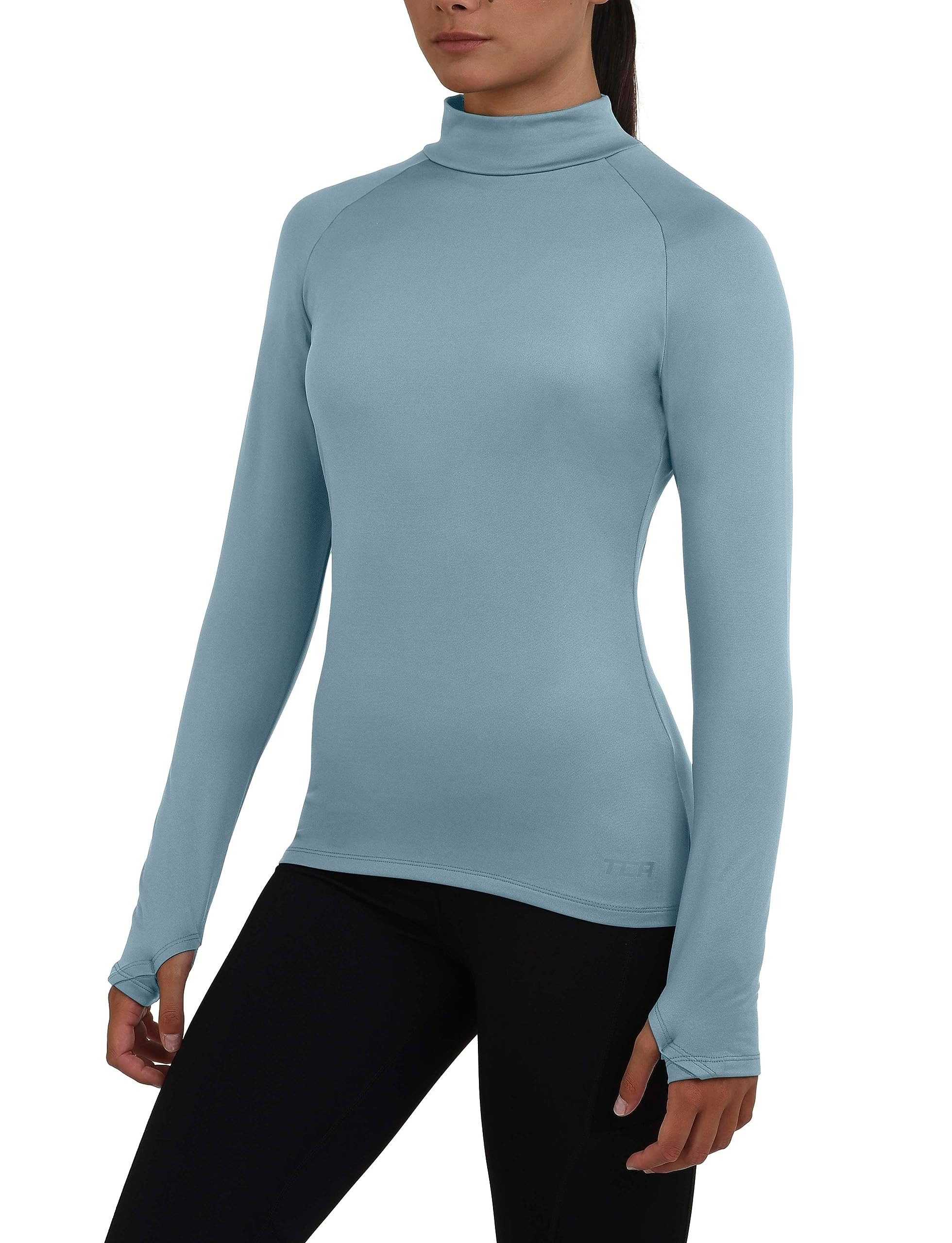 TCA Trainingsshirt TCA Damen Thermo-Laufshirt Türkis günstig online kaufen