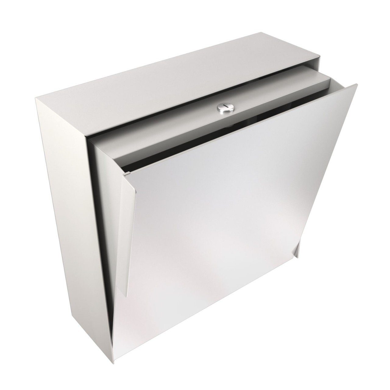 Bravios Briefkasten Wandbriefkasten Porto Weiß