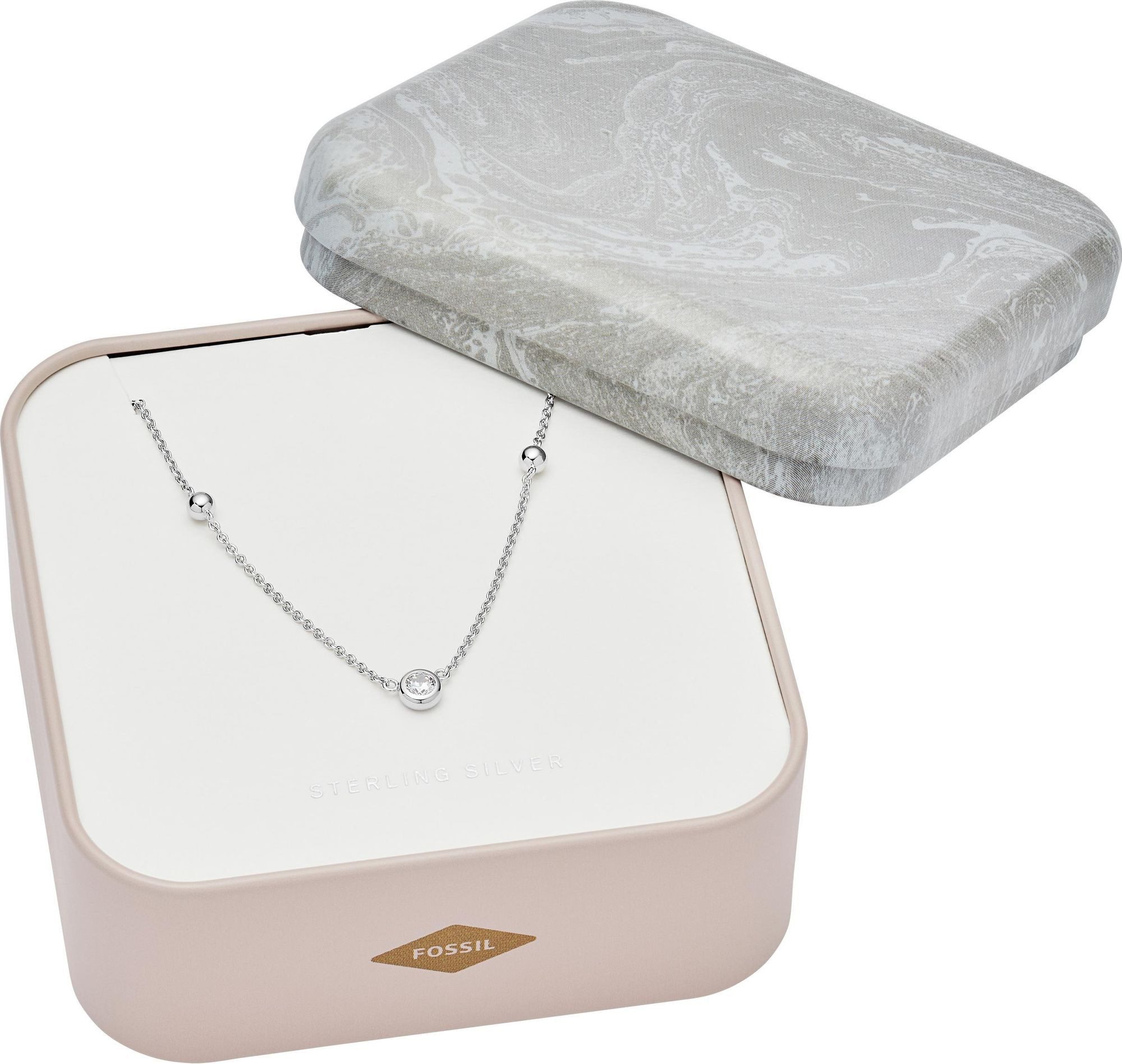 Fossil Kette ohne Anhänger Fossil Jewel...