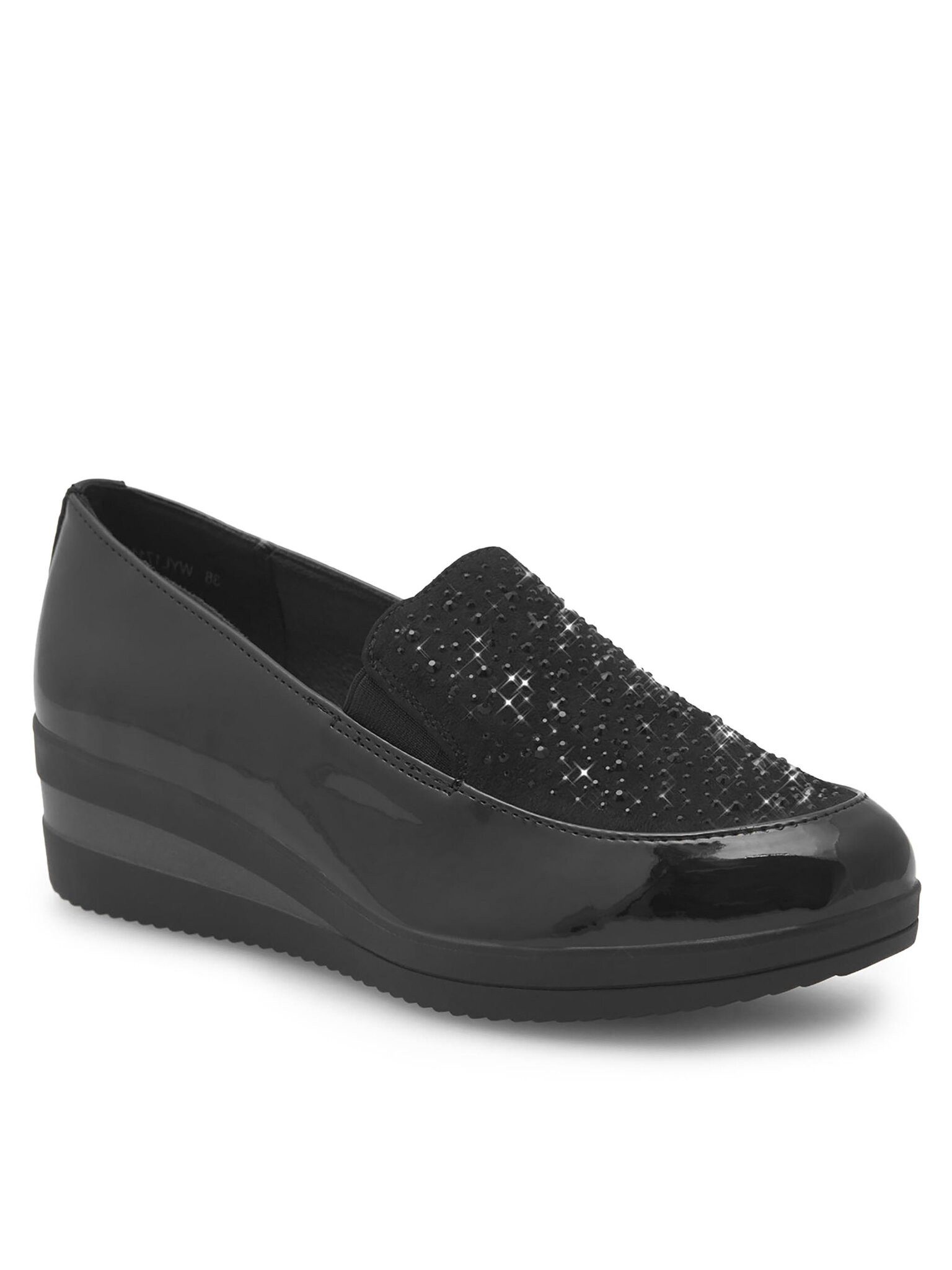 Halbschuhe WYL1711-29 Schwarz Schnürschuh