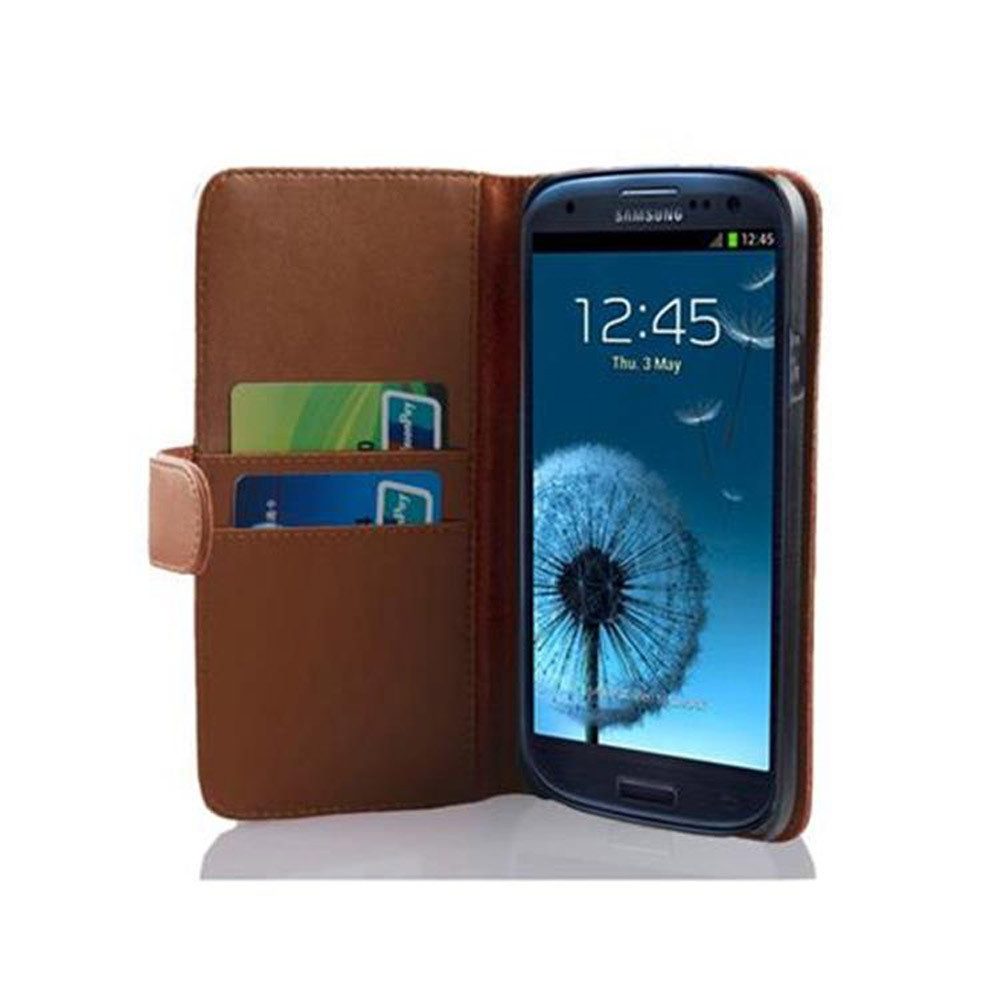 Cadorabo Handyhülle für Samsung Galaxy S3 / S3 NEO Hülle Samsung Galaxy S3 / S3 NEO, Klappbare Handy Schutzhülle - Hülle - mit Standfunktion und Kartenfach