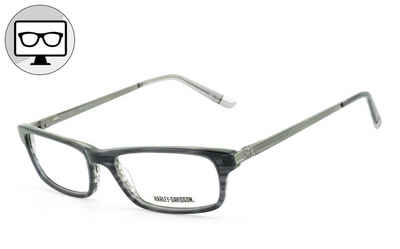 HARLEY-DAVIDSON Brille Blaulichtfilter Brille, Blaulicht Brille, Bildschirmbrille, Bürobrille, Gamingbrille, ohne Sehstärke
