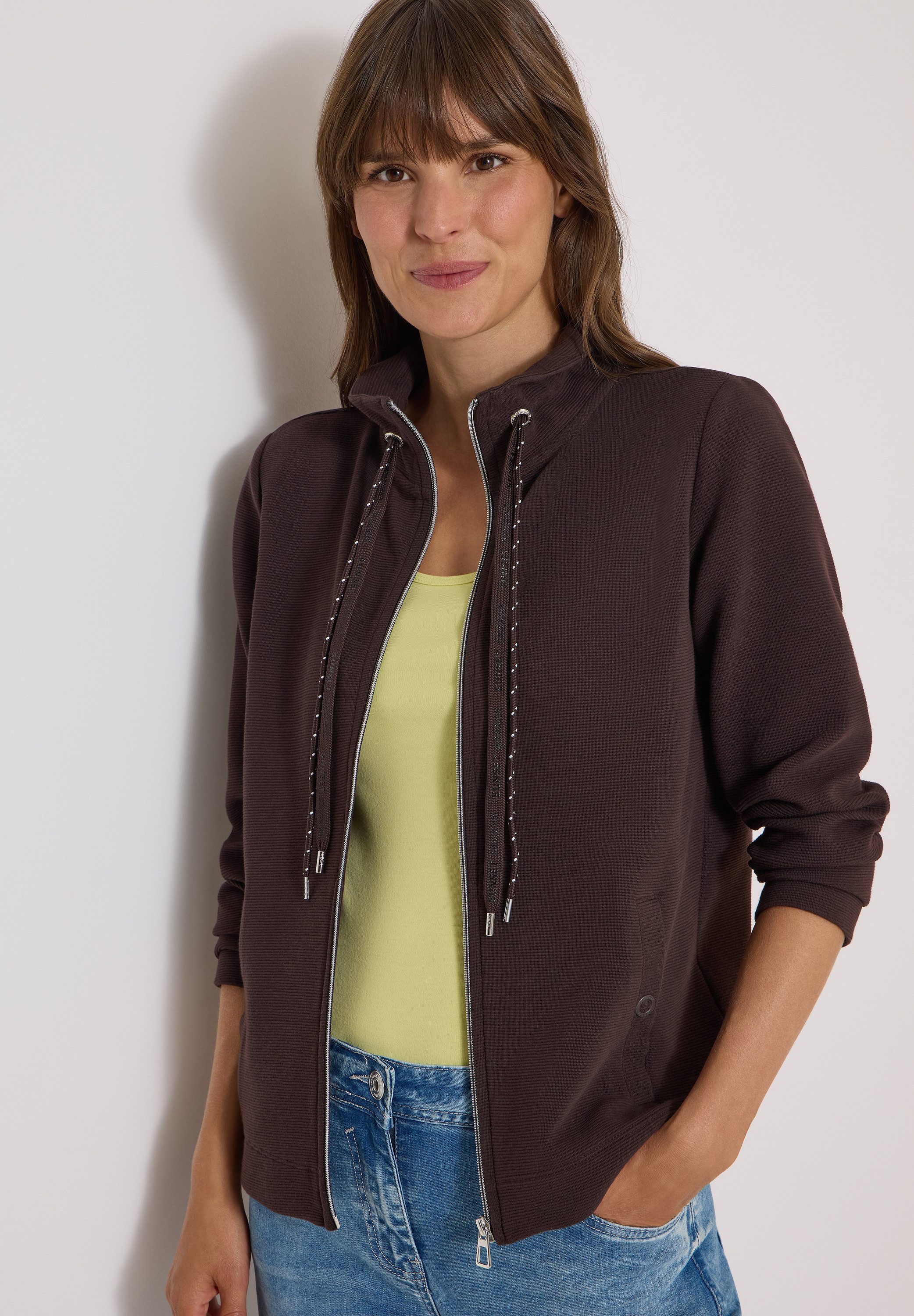 CECIL Cardigan mit Stehkragen