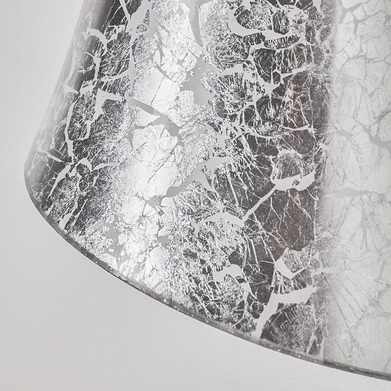 hofstein Wandleuchte & Innen in mit Wandlampe »Aurighi« moderne ohne Leuchtmittel, Lichteffekt Silber, Up mit Down-Effekt, Metall/Glas aus 2xE14