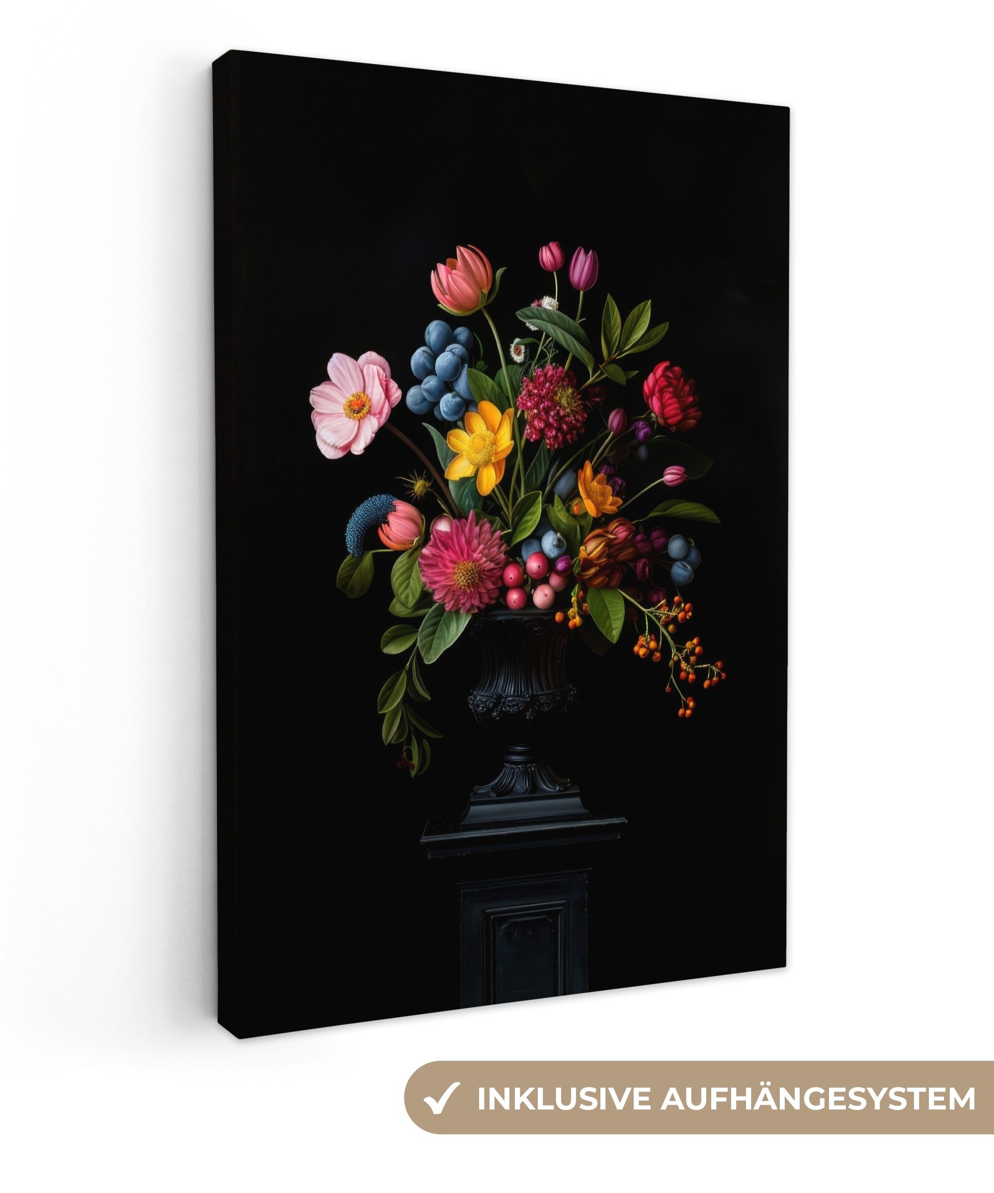 OneMillionCanvasses® Leinwandbild Blumen - Fröhlich - günstig online kaufen