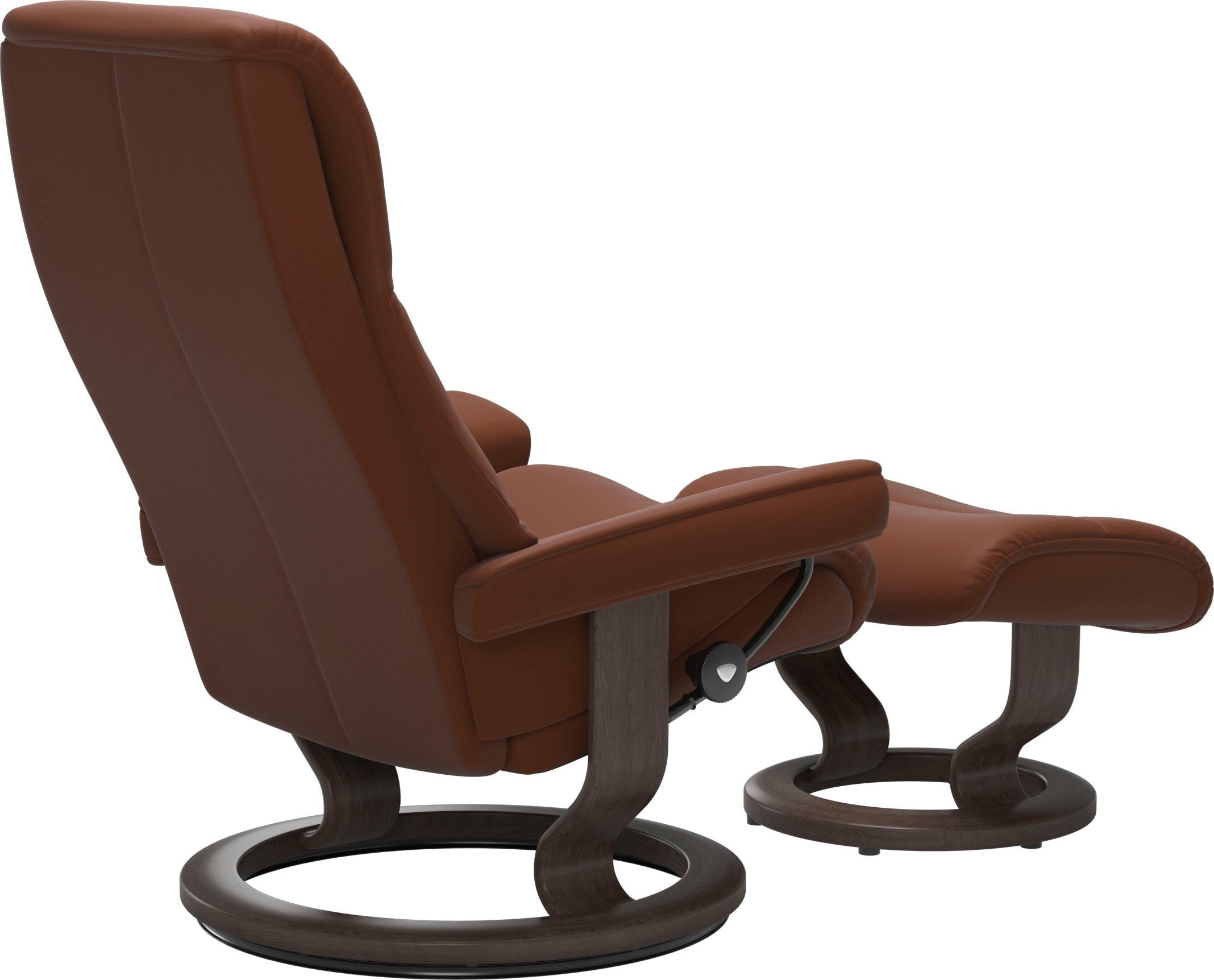 Stressless® Relaxsessel View Größe Classic Wenge Base, Relaxsessel (Set, L,Gestell mit Hocker), mit