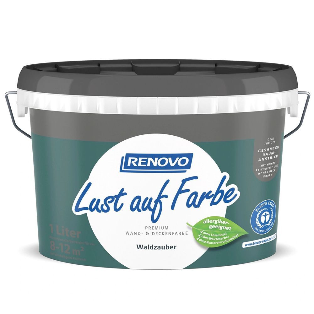 Renovo Wandfarbe Renovo Wand- und Deckenfarbe Lust auf Farbe matt 2,5 Ltr. Waldzauber