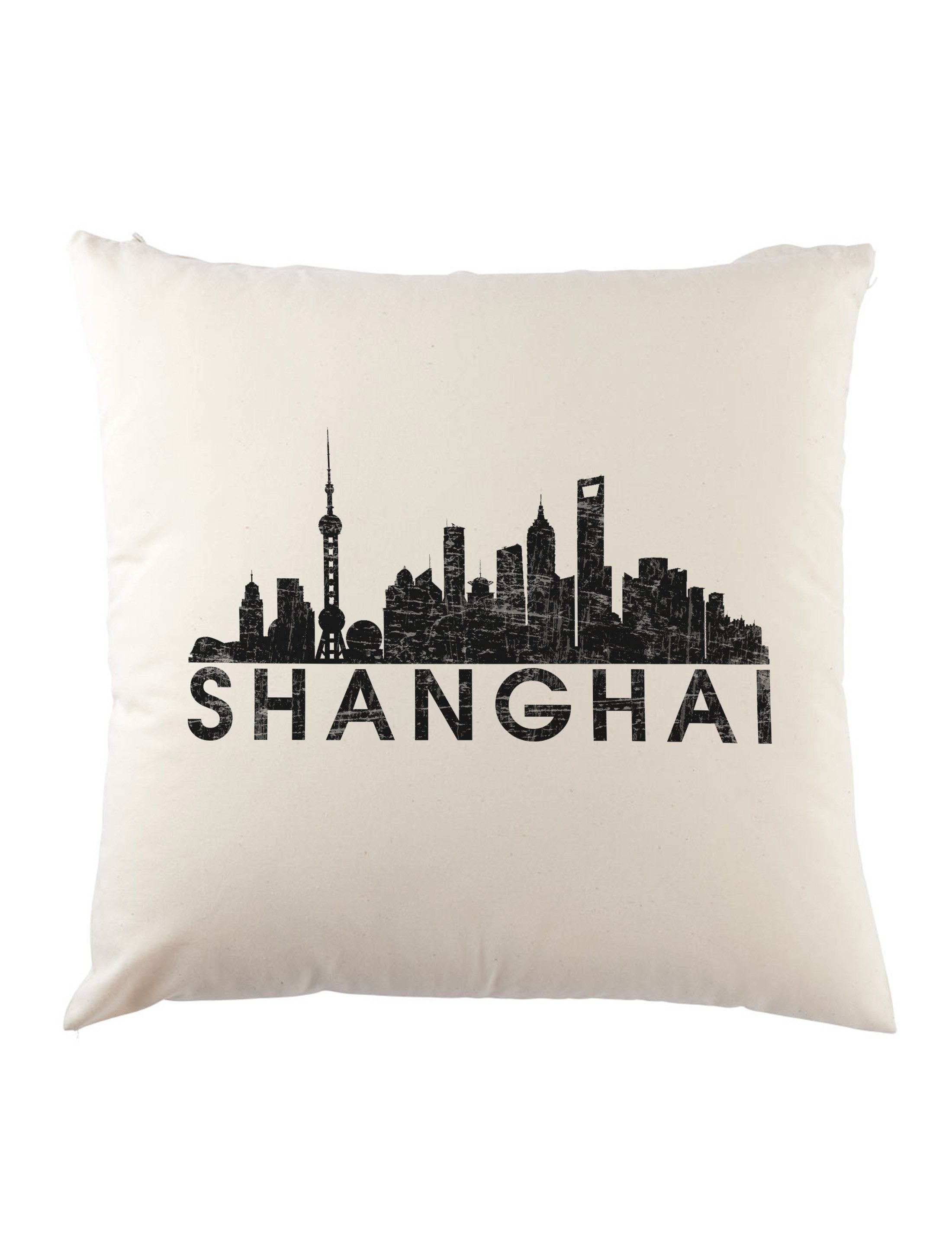 Urban Backwoods Dekokissen Skyline Shanghai Dekokissen Schanghai China Stadt City Town Asia Ville, Asien Cina Asia