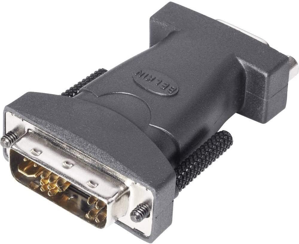 Belkin DVI VGA Adapter DVI 12+5-polig DVI-VGA Monitor Adapter Display Audio- & Video-Kabel, VGA, VGA, Adapter Grafikkarten Adapter PC Bildschirm Video Adapter