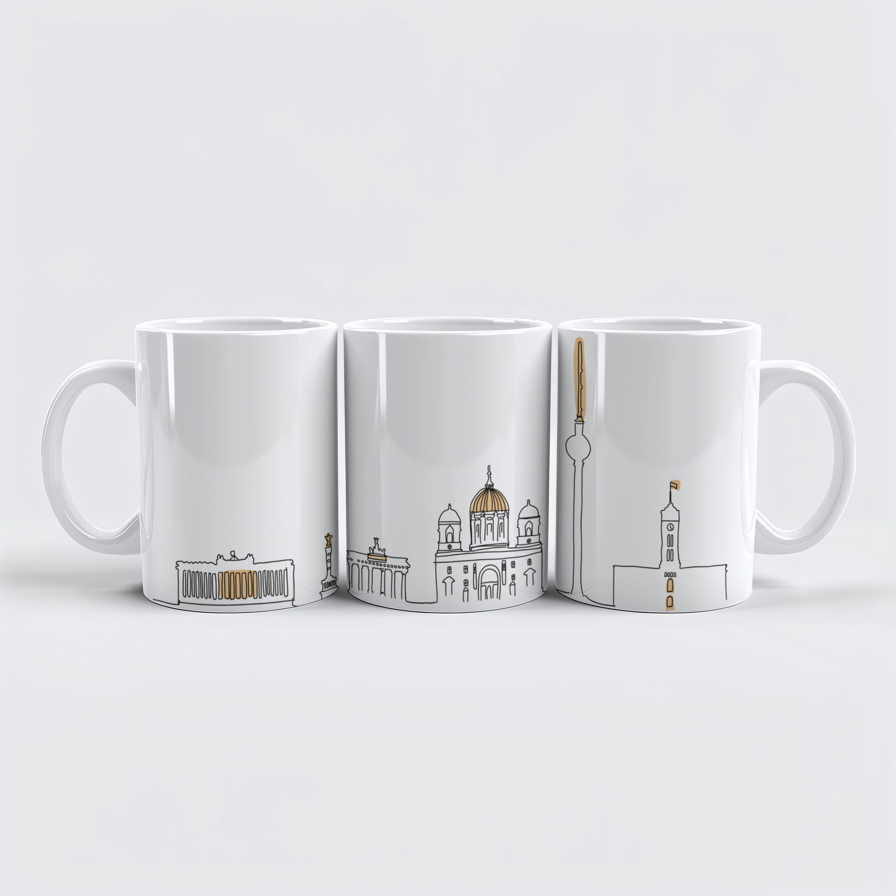 raxxa Tasse "Skyline Berlin", 1-tlg., Keramik
