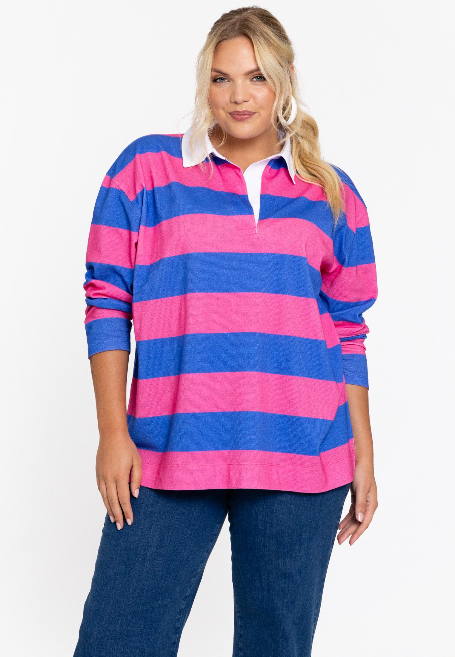 Longpullover Damen Pullover Große Größen
