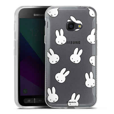 DeinDesign Handyhülle Miffy Muster transparent Miffy Pattern Transparent, Samsung Galaxy Xcover 4 Silikon Hülle Bumper Case Handy Schutzhülle