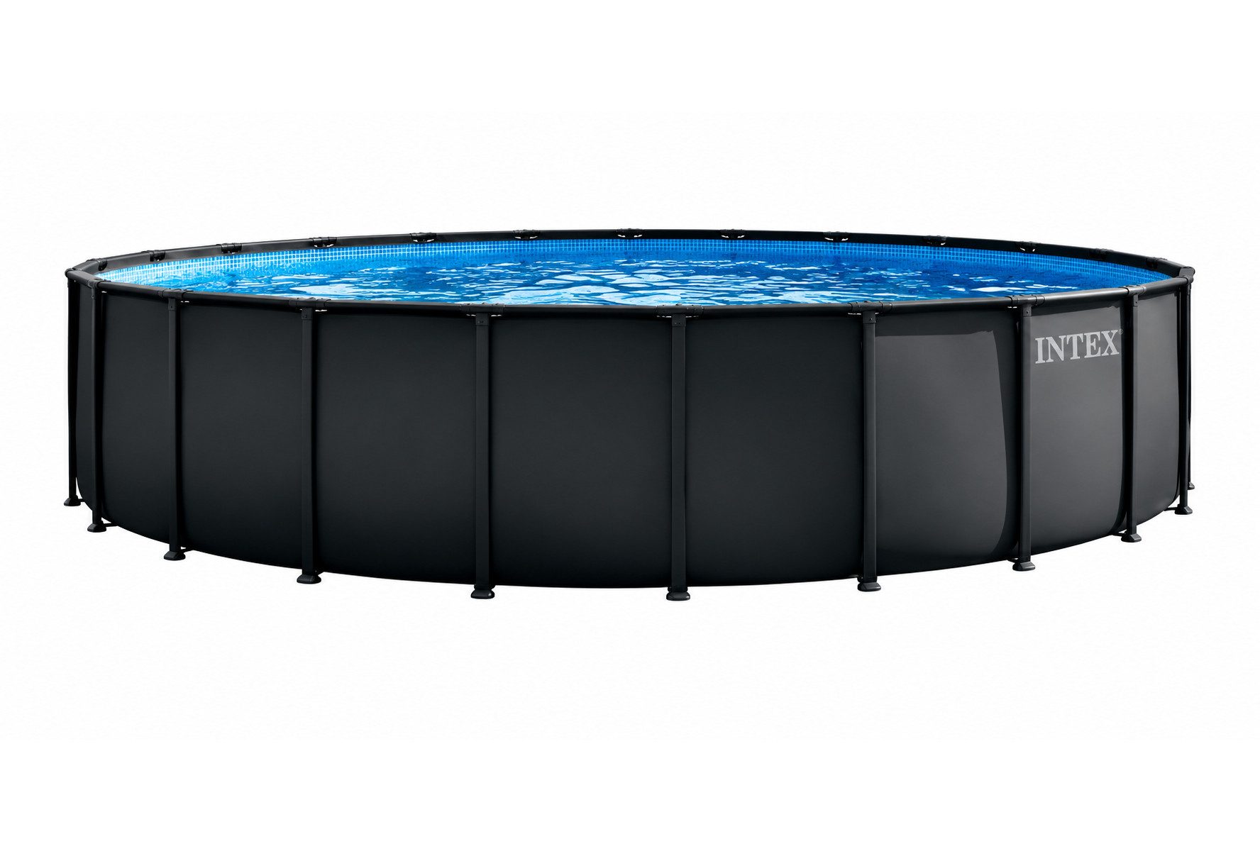 Intex Pool 26340GS Ultra XTR 732x132cm, inkl. Filterpumpe, Leiter, Bodenplane & Abeckplane