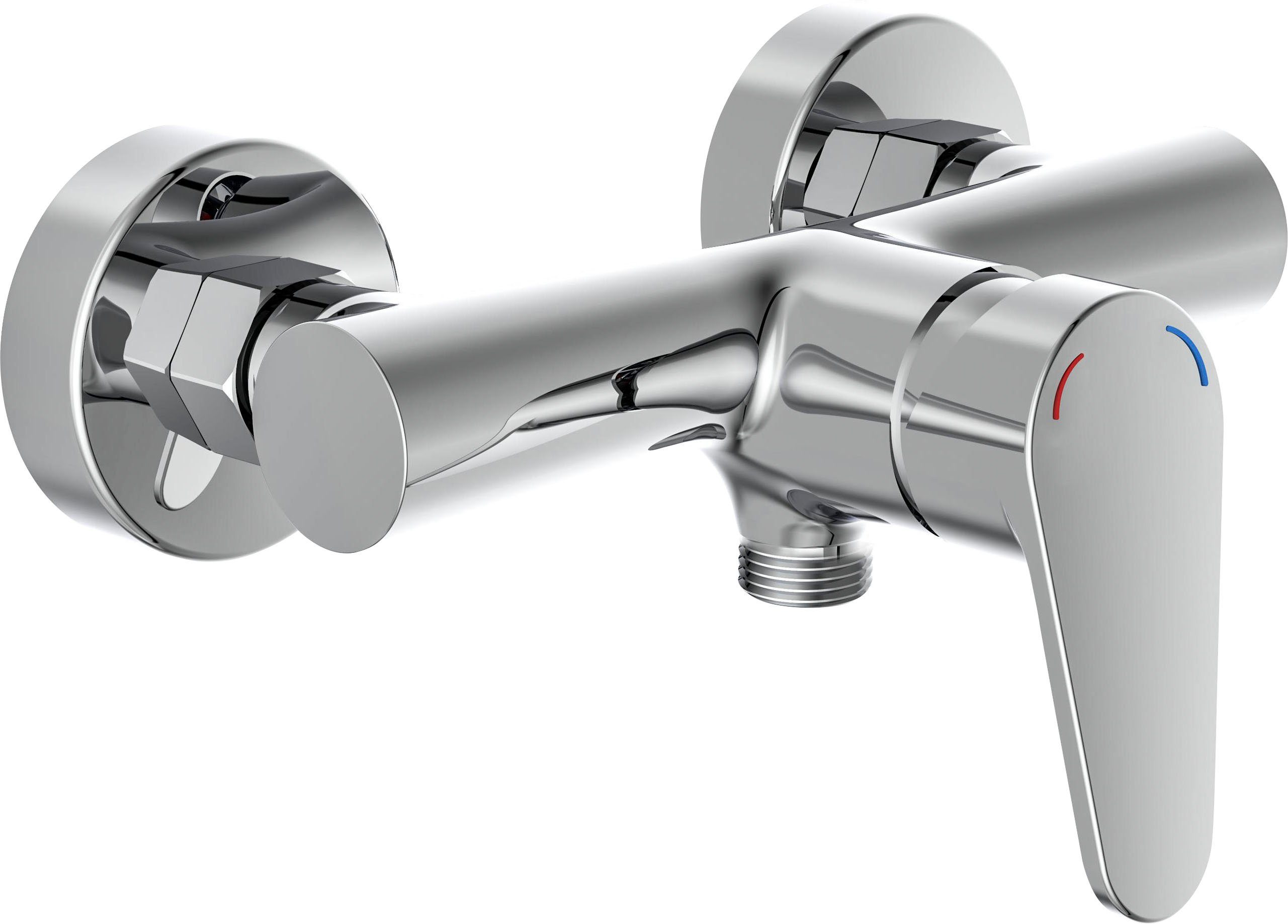 Schütte Duscharmatur PICO Eco-Click-Funktion, bis 50% Wasserersparnis, einstellb. Verbrühschutz