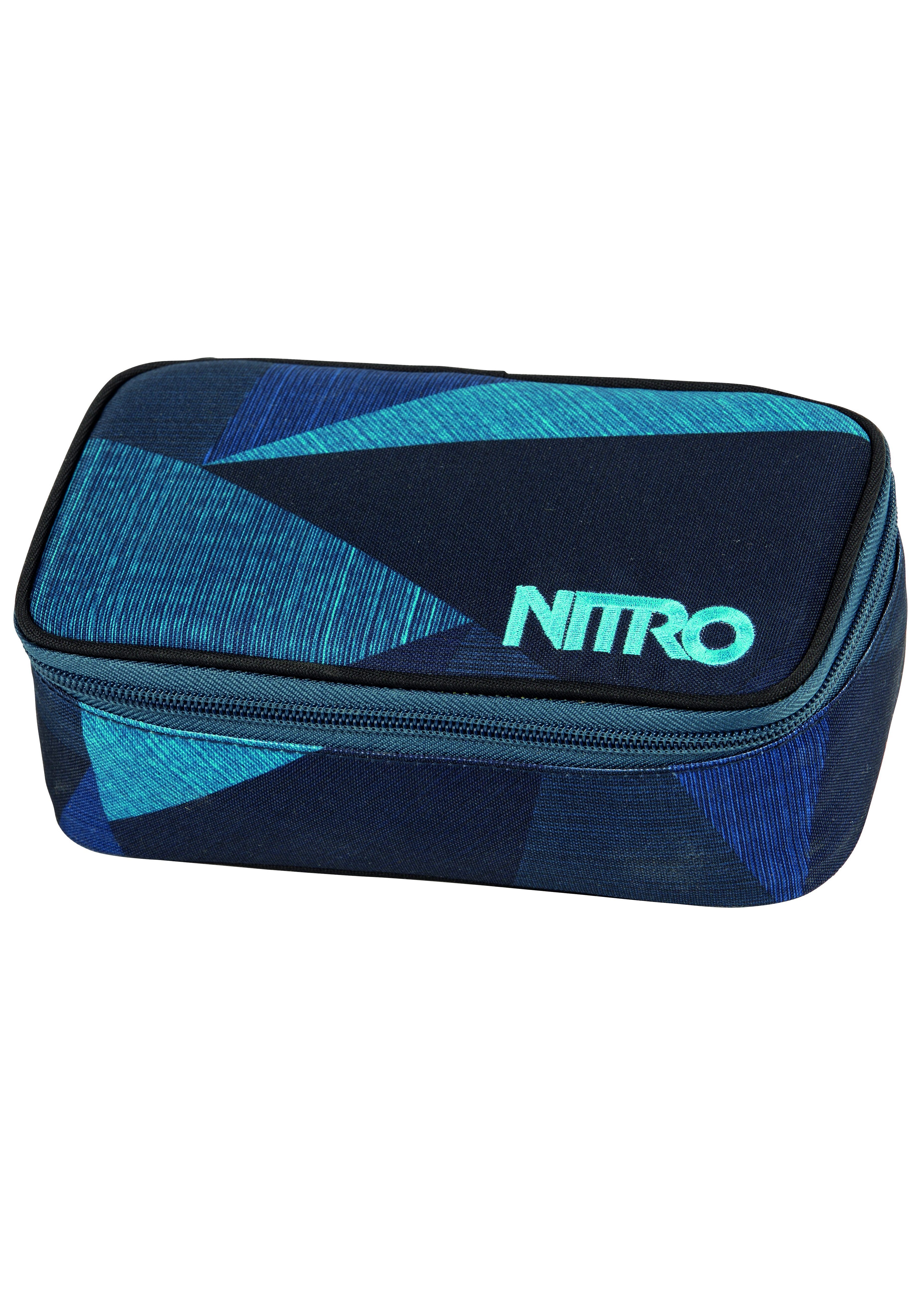 NITRO Pencil Box, XL, Federtasche Faulenzer Etui Schlampermäppchen, Stifte Case Federmäppchen,