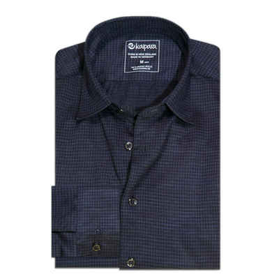 Kaipara - Merino Sportswear Langarmhemd URBAN Merino Jersey Hemd Moderate Slimfit 150 (1-tlg) aus reiner Merinowolle Made in Germany