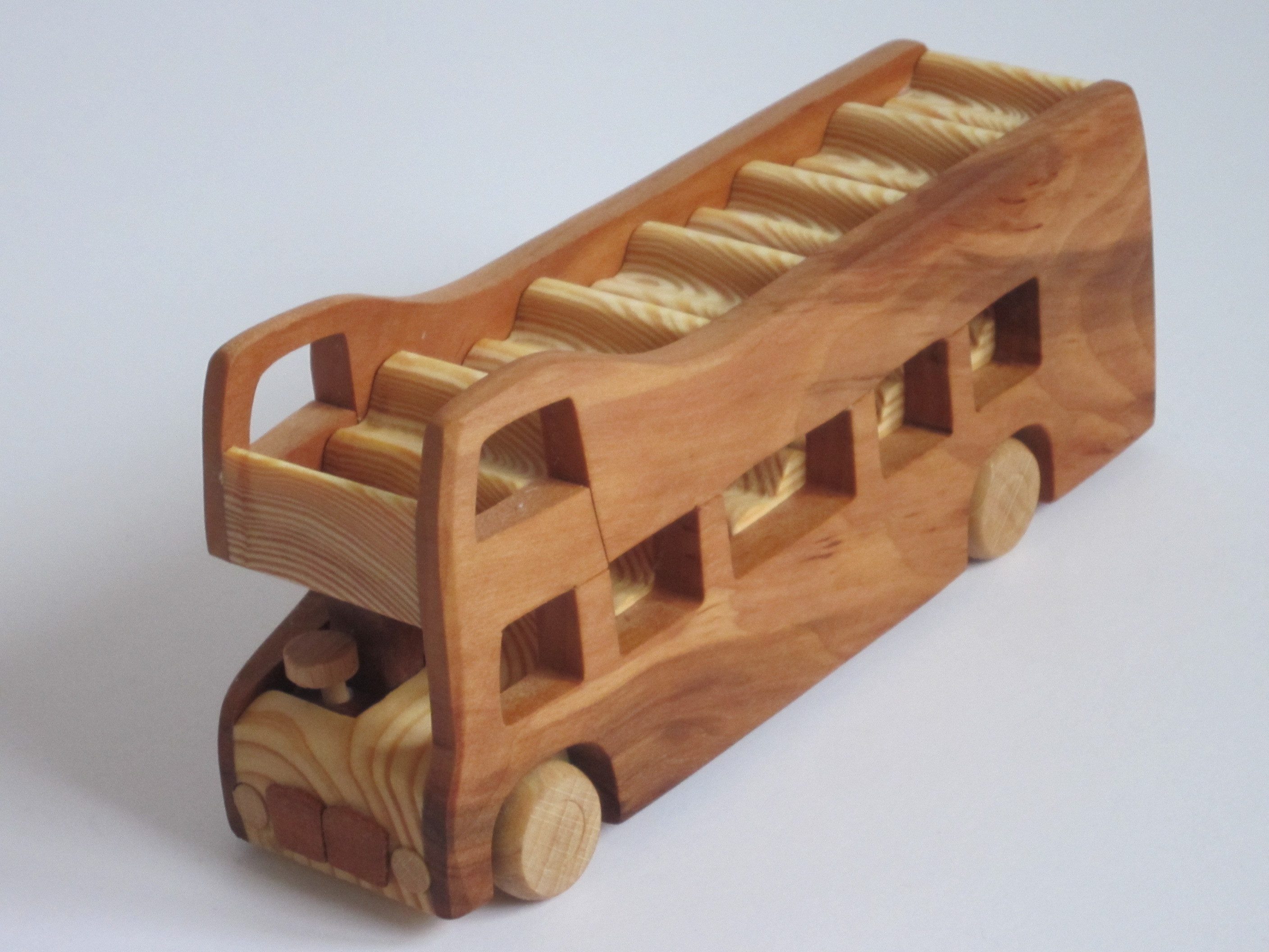 Holzprodukte Spielzeug-Bus Londoner Bus London Bus Bus Doppeldecker Sigtseeing Modellbus Holz