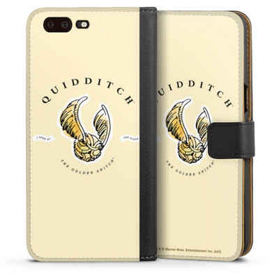 DeinDesign Handyhülle Quiddicht-The Golden Snitch, OnePlus 5 Hülle Handy Flip Case Wallet Cover Handytasche Leder