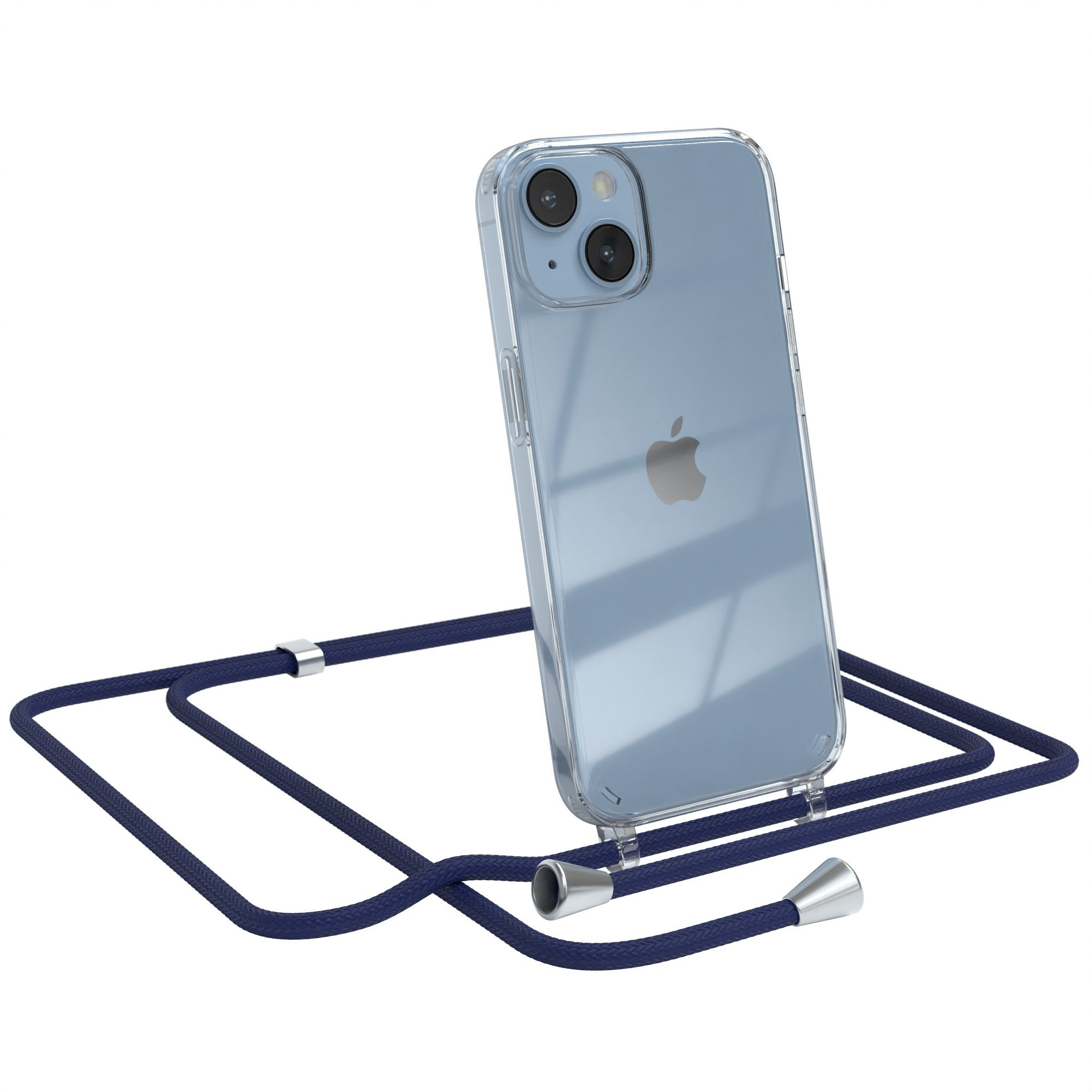 Blau / Clips Silber