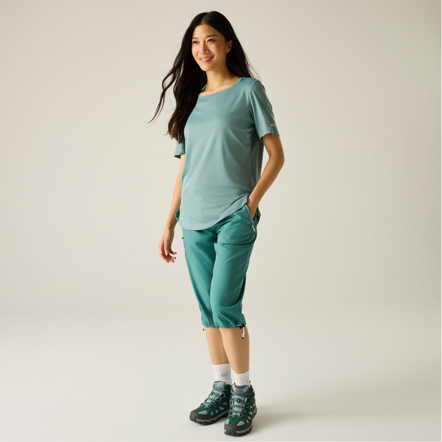 Regatta Outdoorhose 3/4 Capri Hose Xert Stretch Wanderhose (0-tlg)