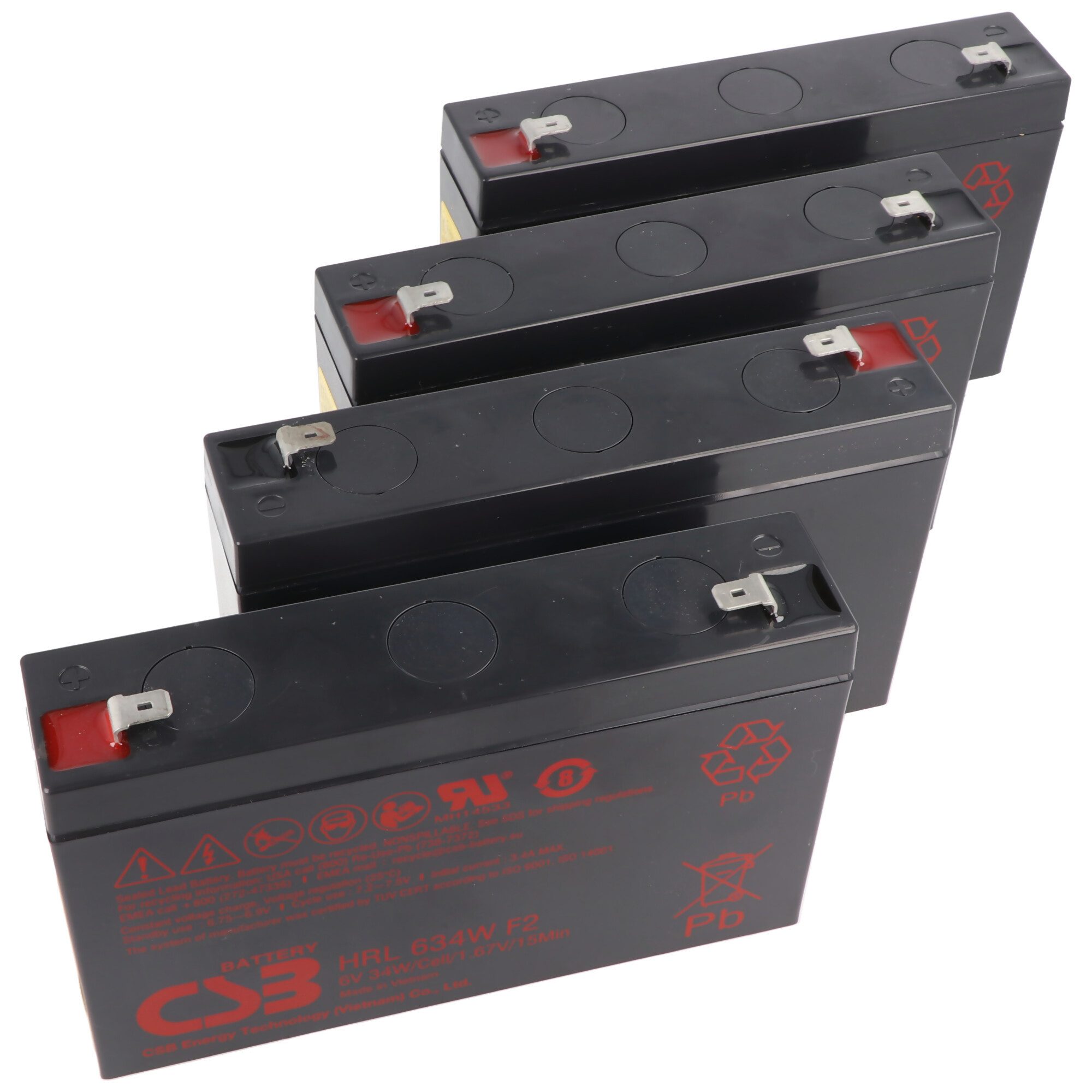 CSB Ersatzakku für IBM 2145 UPS-1U USW Akku zum Selbstumbau Akku 5600 mAh (6,0 V)