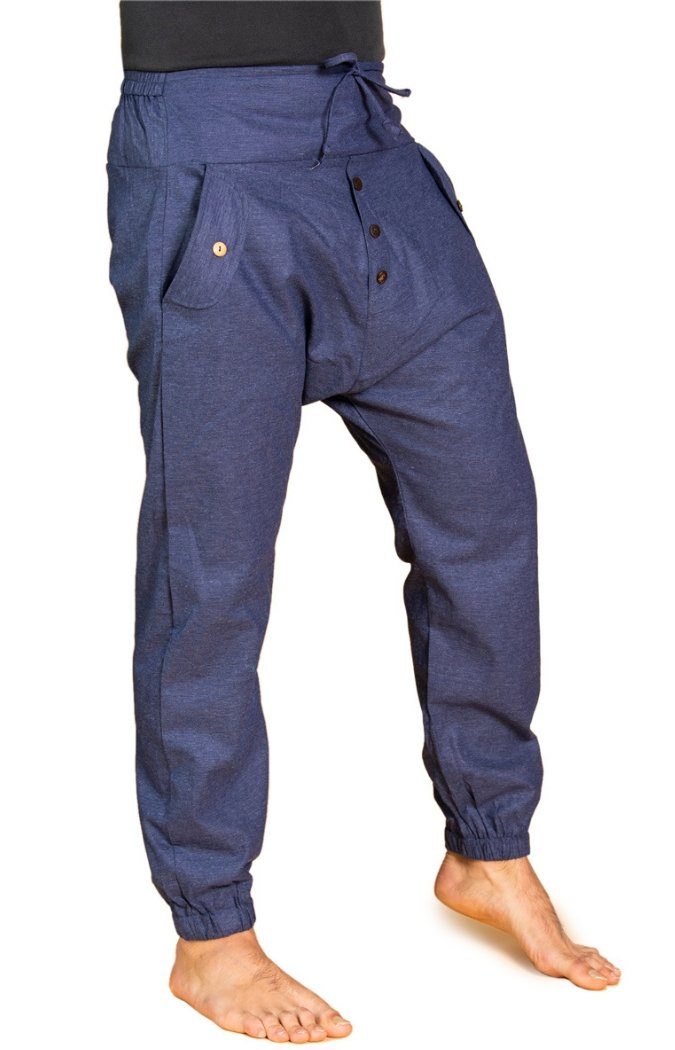 Haremshose Yogipants Typ2 Baggy Haremshose aus weicher Baumwolle bequeme