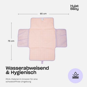 Hylat Baby Wickelregal Produkte für Kinder, Tragbare Wickelunterlage - faltbar, wasserabweisend - Violett