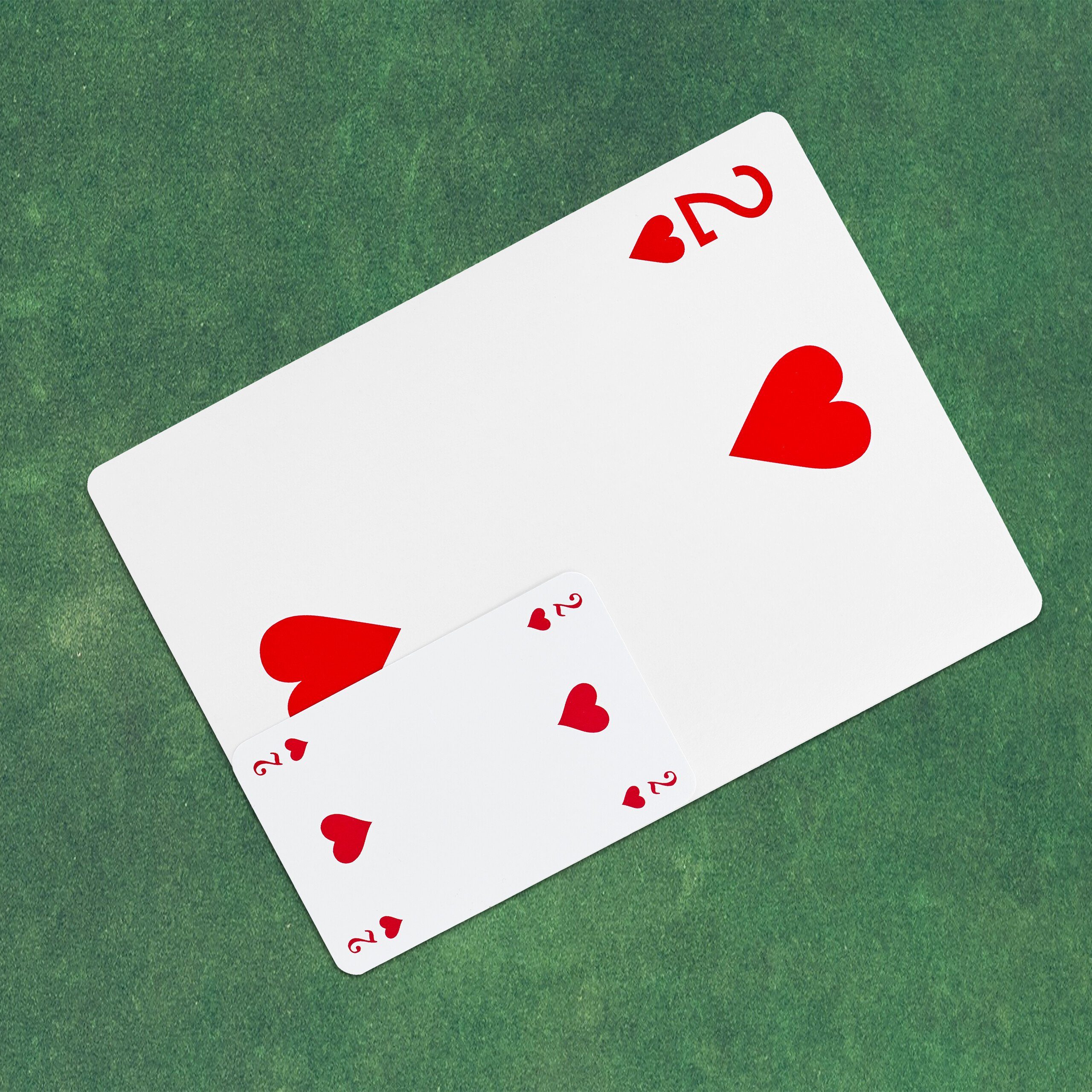 relaxdays Spiel Jumbo Spielkarten 2 Decks