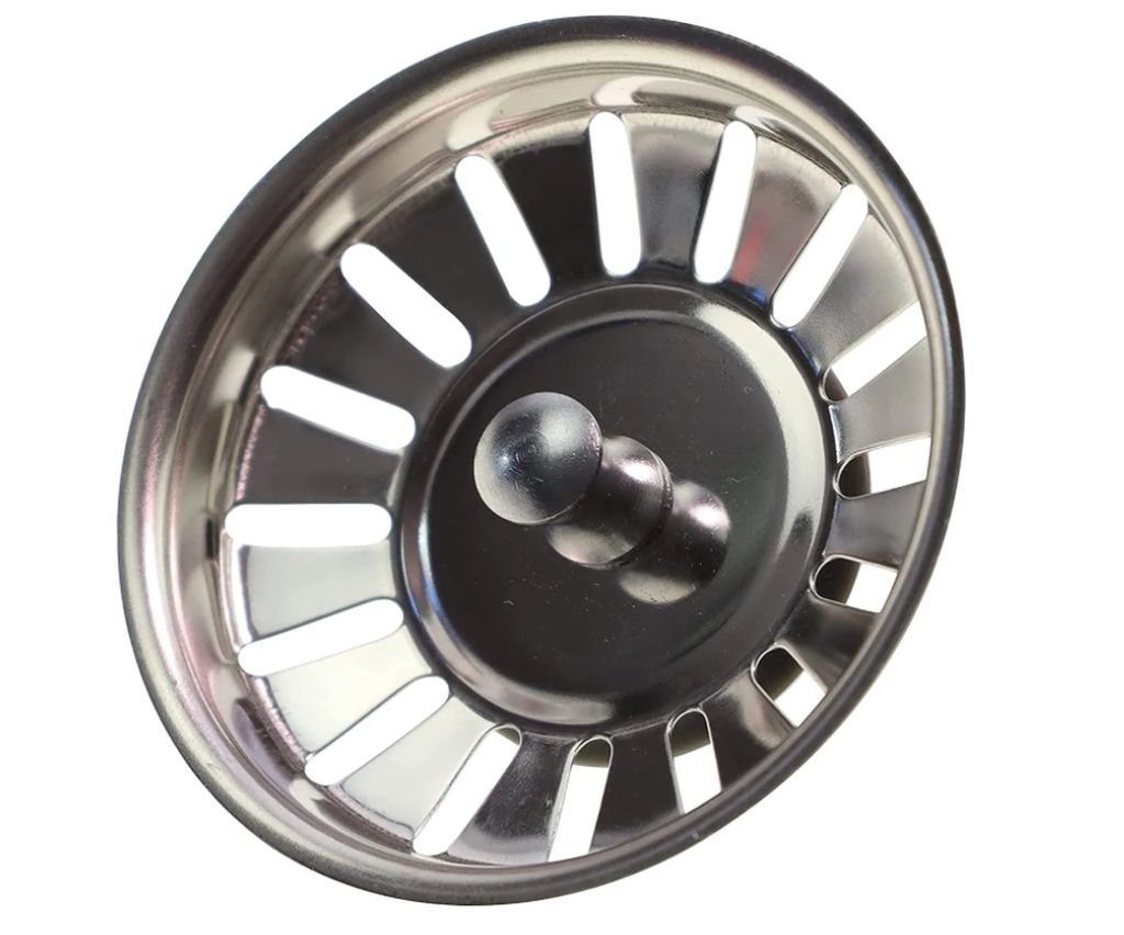 Blanco Siebventil Siebkorb Ø 80mm mit Hubstange Ø 28mm passend für spülen OHNE Excenter