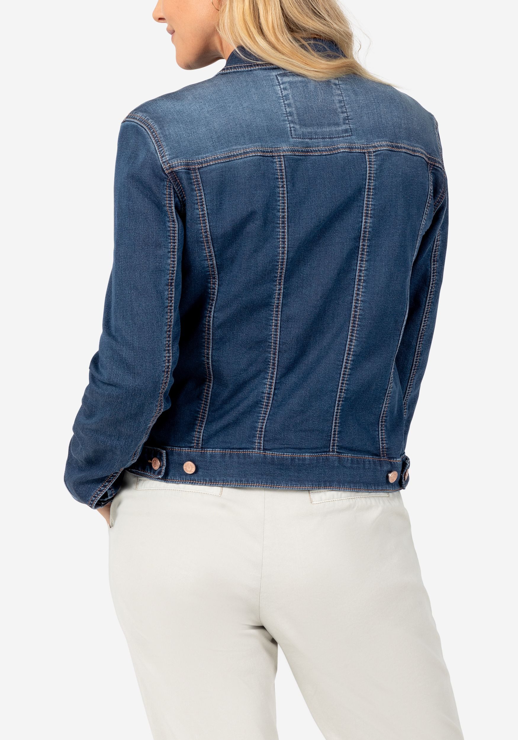 TIMEZONE Jeansjacke Denim mit Knopfverschluss und Brusttaschen Denim Jacket