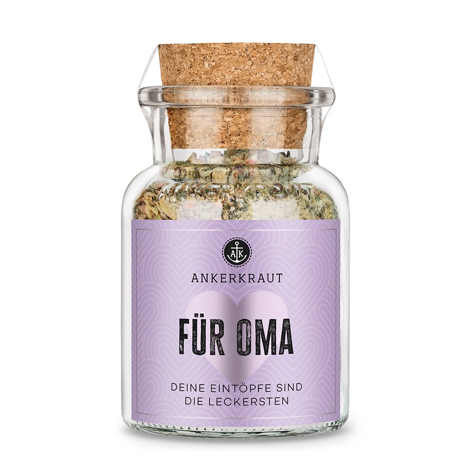 Ankerkraut Gewürz Für Oma, 90g im Korkenglas, Ankerkraut Gewürzzubereitung für Eintöpfe