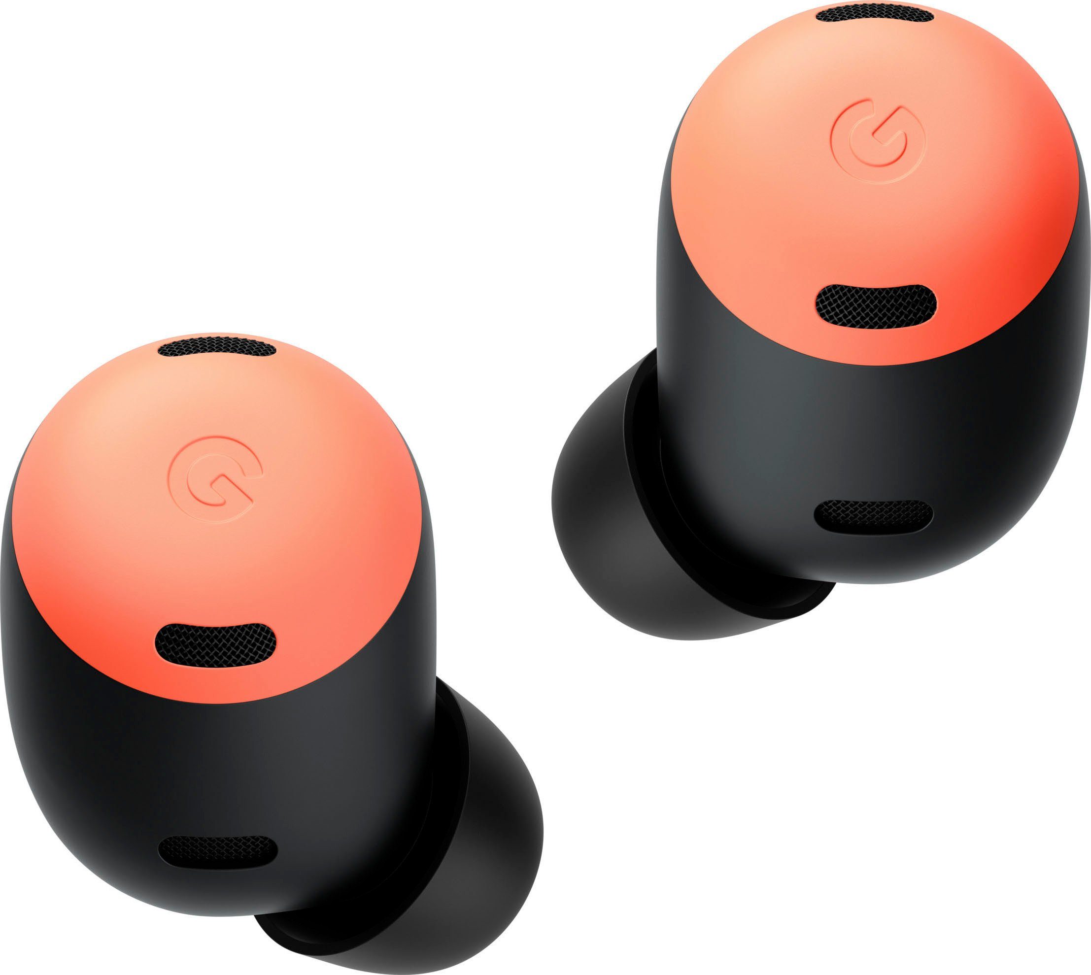 Google Pixel In-Ear-Kopfhörer Assistant, Noise wireless Cancelling Buds Pro Google Sprachsteuerung, Red (Active Real Bluetooth) Transparenzmodus, (ANC)