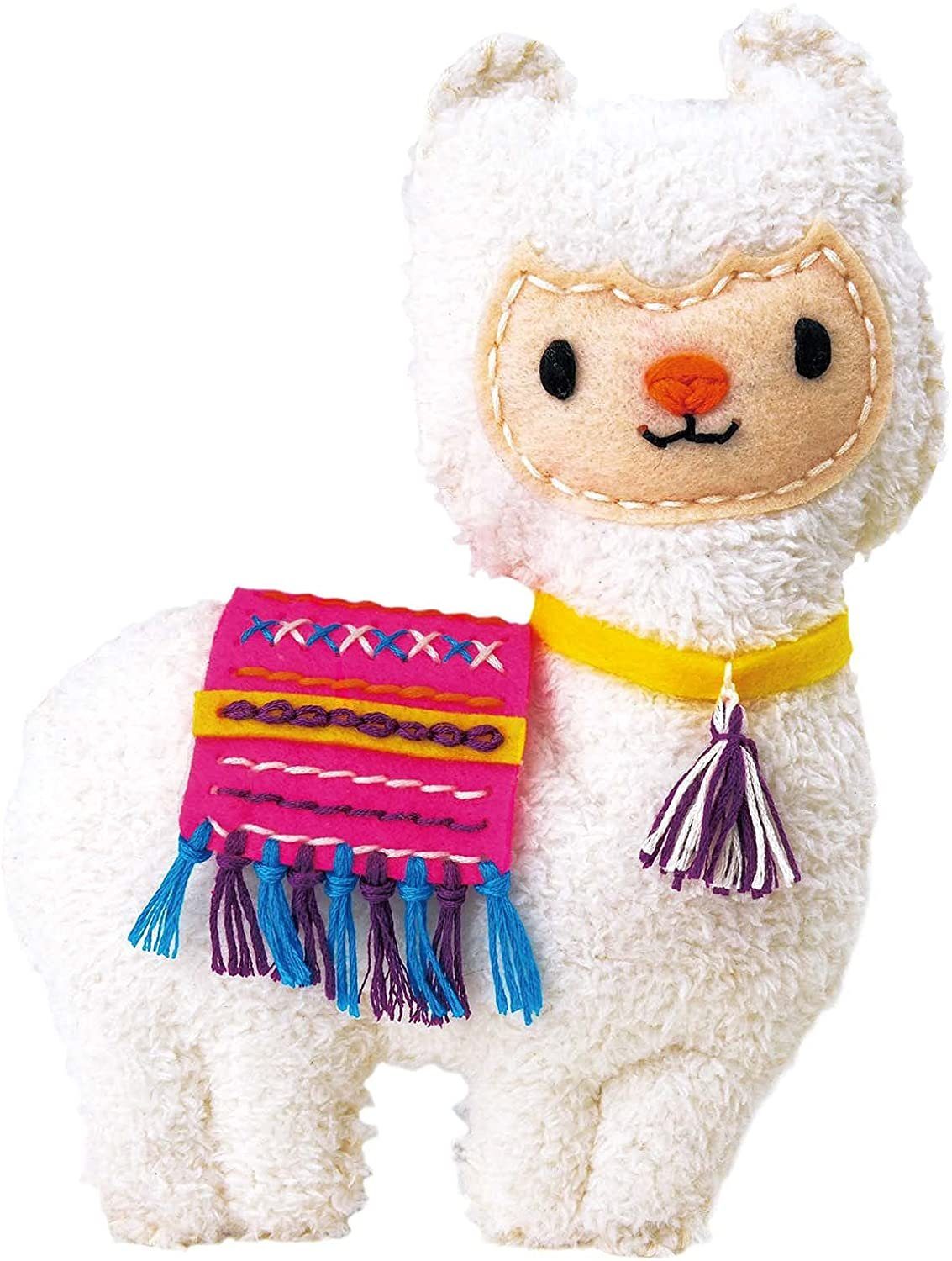 Carletto Kreativset Nähset Lama - Bastelset für Kinder (Mein erstes Nähset Lama)