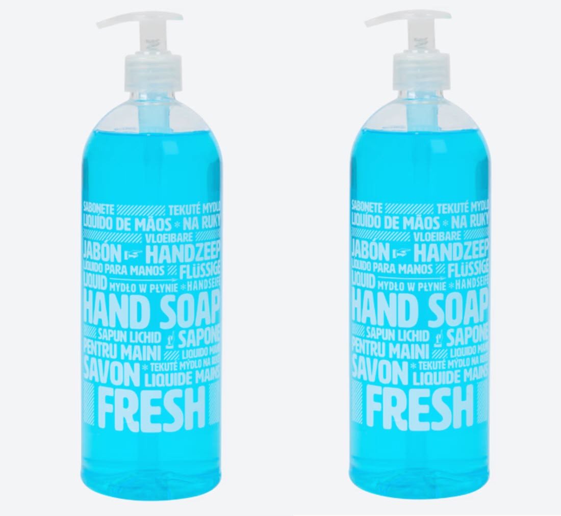 ZD Trading Handseife Handseife Natural 2 x 900 ml, 2-tlg.