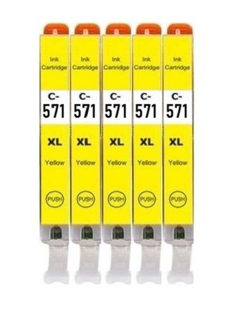 5 x Druckerpatrone kompatibel mit Canon PGI-570 & CLI-571 Tintenpatrone