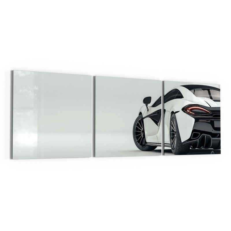 DEQORI Glasbild 'Sportliches Auto', 'Sportliches Auto', Glas Wandbild Bild schwebend modern