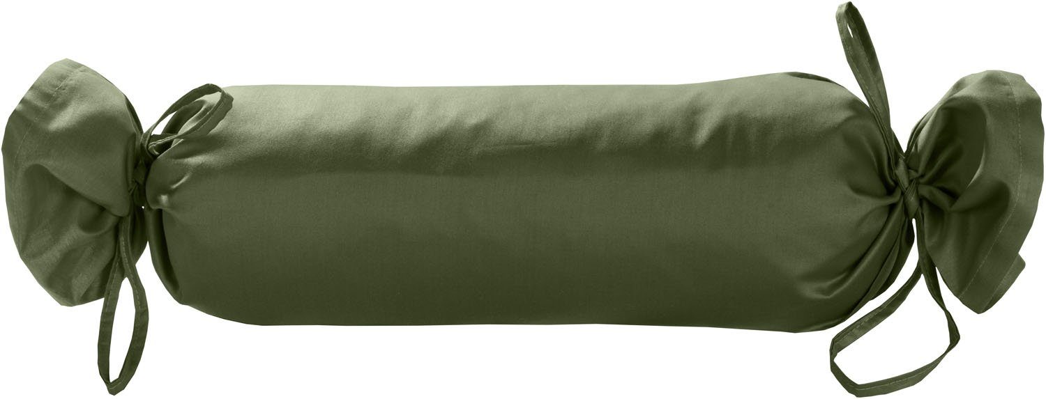 BETTWAESCHE-MIT-STIL Nackenrollenbezug Mako Satin Nackenrollen Bezug 15x40 günstig online kaufen
