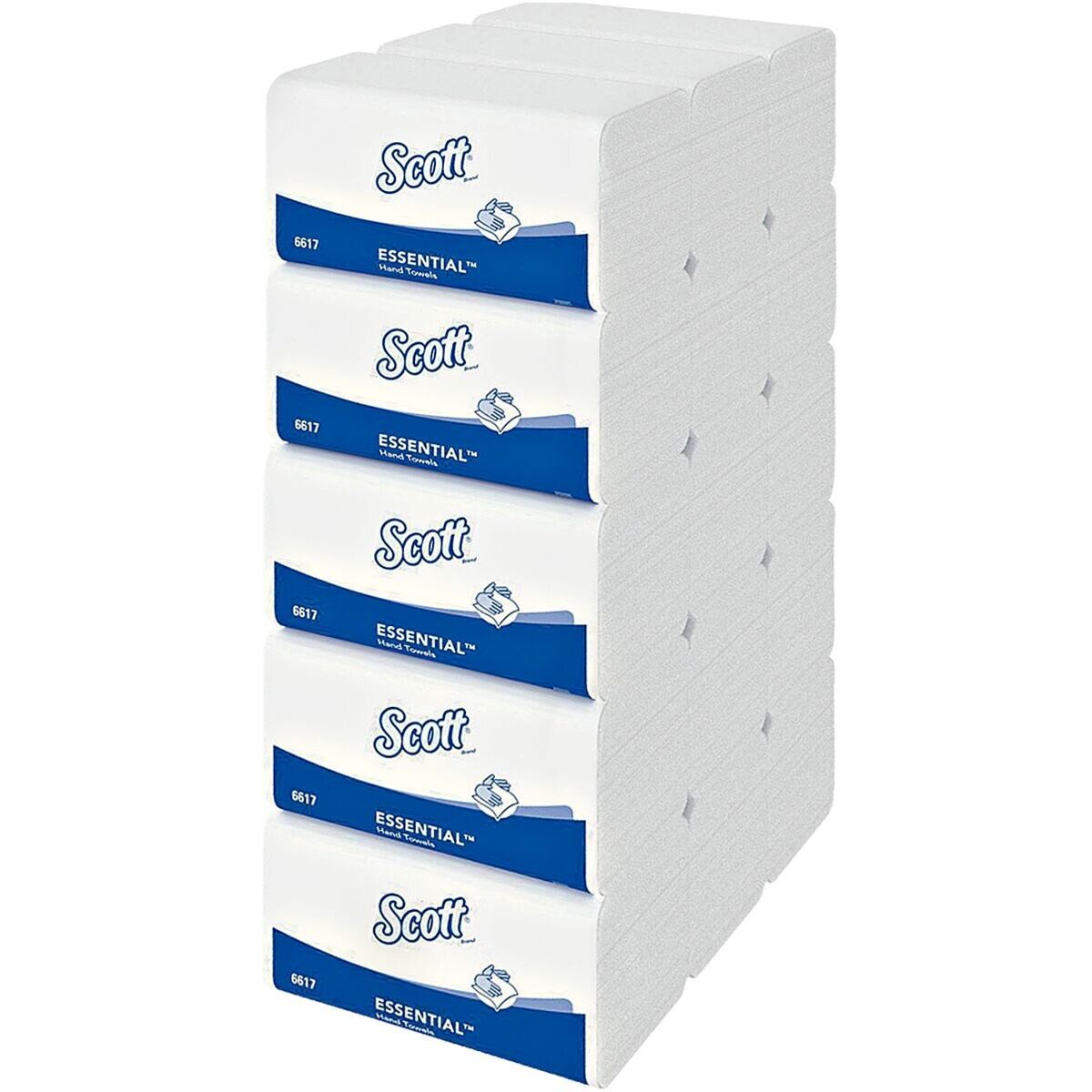 Scott Papierhandtuch ESSENTIAL, 1-lagig, I-Falzung, 5100 Blatt