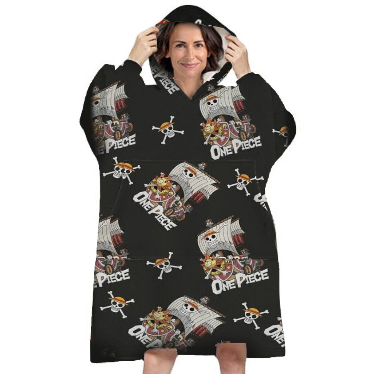 Aymax sprl Fleeceponcho One Piece Sweat Poncho – Coral Fleece Kuschelponcho günstig online kaufen