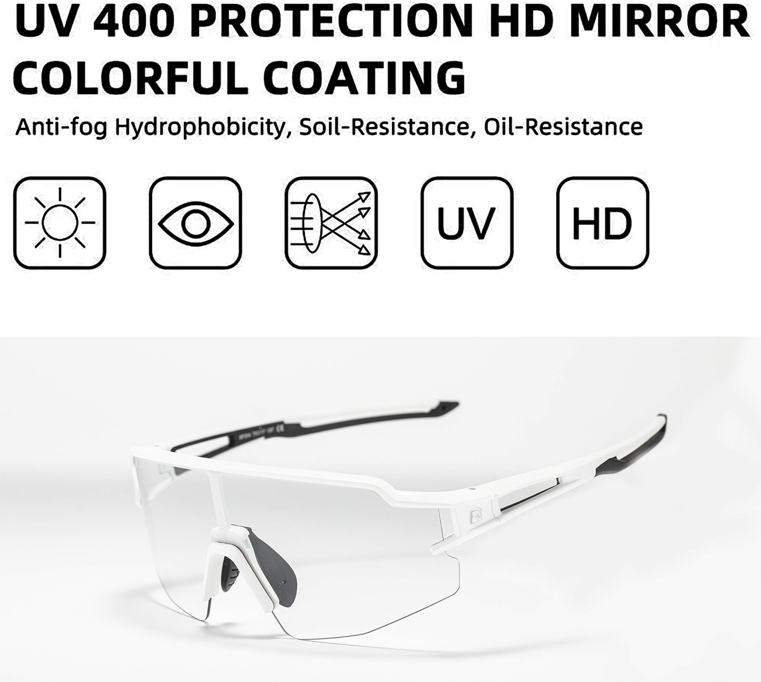 ROCKBROS Fahrradbrille Sport Sonnenbrille für Männer und Frauen, (photochro günstig online kaufen
