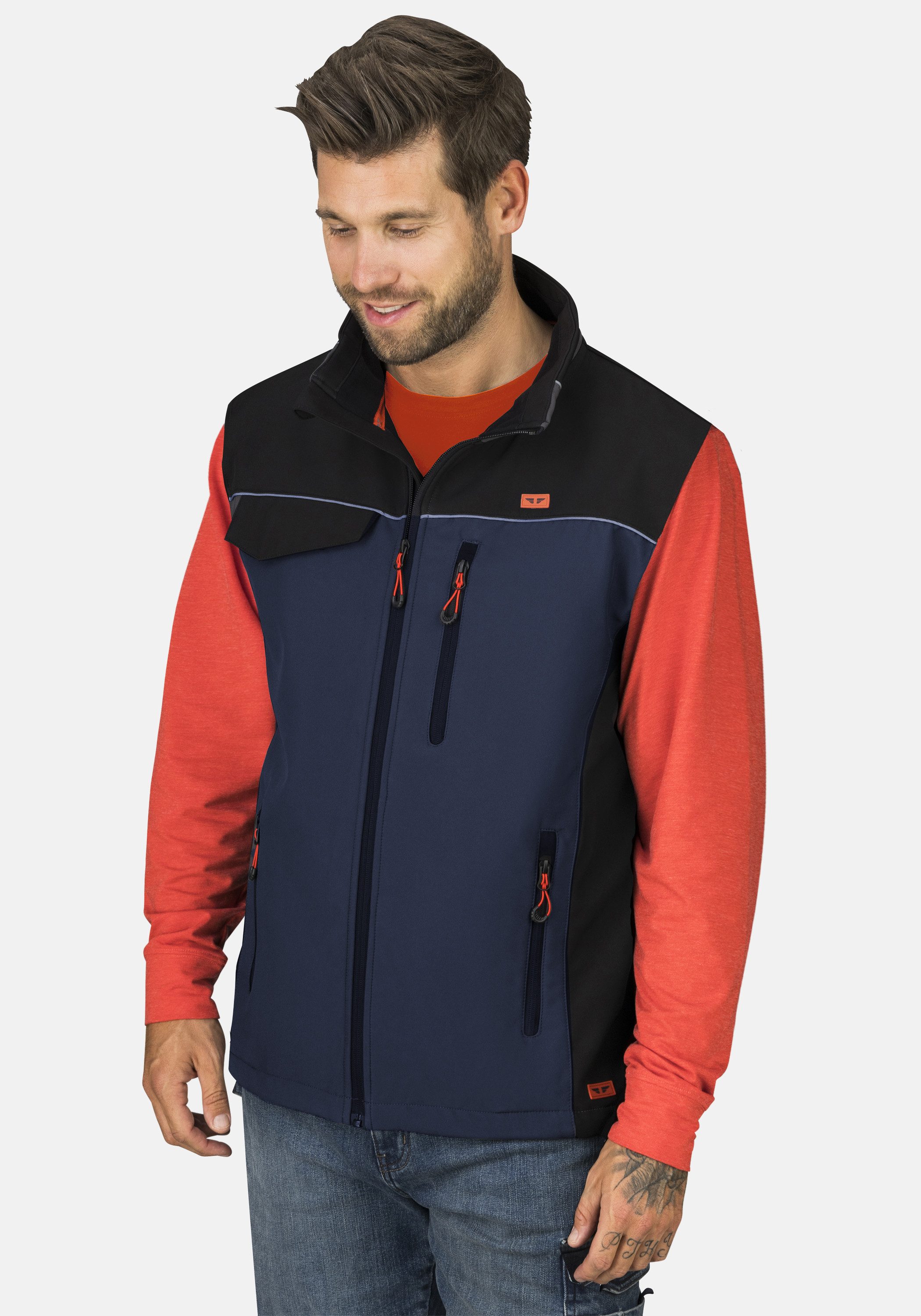 HERO by John Medoox Arbeitsweste Workwear Arbeits-Cargoweste Softshell Arbe günstig online kaufen