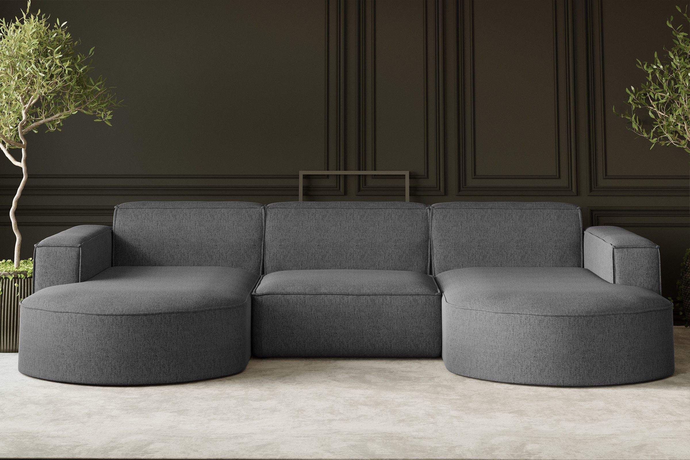 Kaiser Möbel Ecksofa Sofa U form, günstig online kaufen