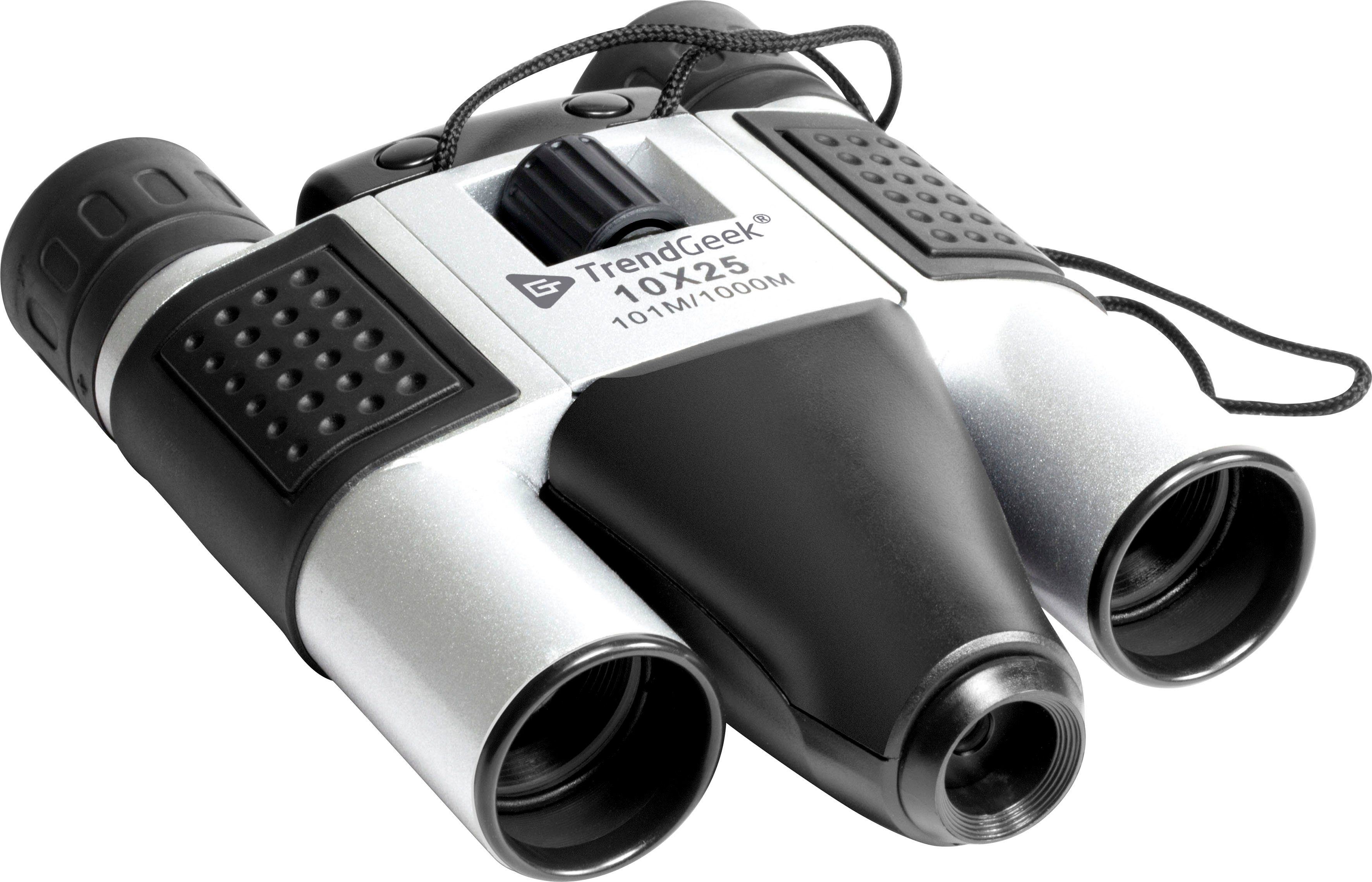 TrendGeek Technaxx integrierter Digitalkamera TG-125 Fernglas 10x25 mit