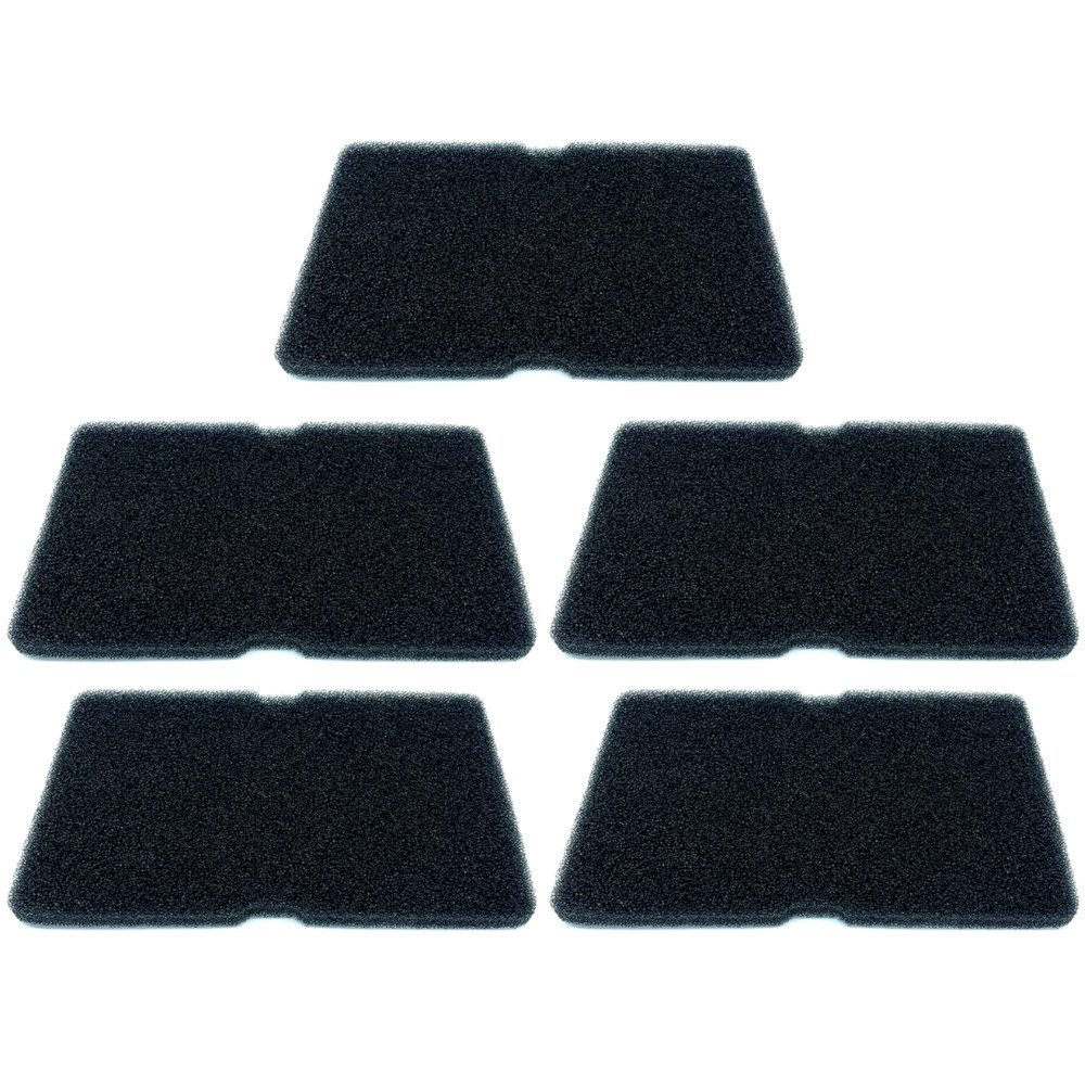Trade-Shop Filtermatte 5x passend für Grundig GTA 38261G GTK4851G50-ALM GTK4851W30-ALM GTKW30, für Grundig/Beko/Blomberg 2964840100, 2964840200, 2973350100, (5-St), Sockelfilter / Schaumfilter - schützt den Trockner vor Verschmutzungen
