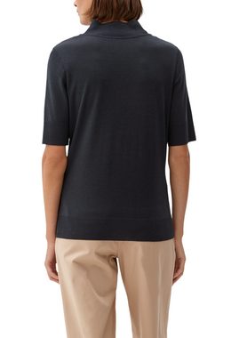 s.Oliver BLACK LABEL Kurzarmshirt T-Shirt aus Lyocellmix