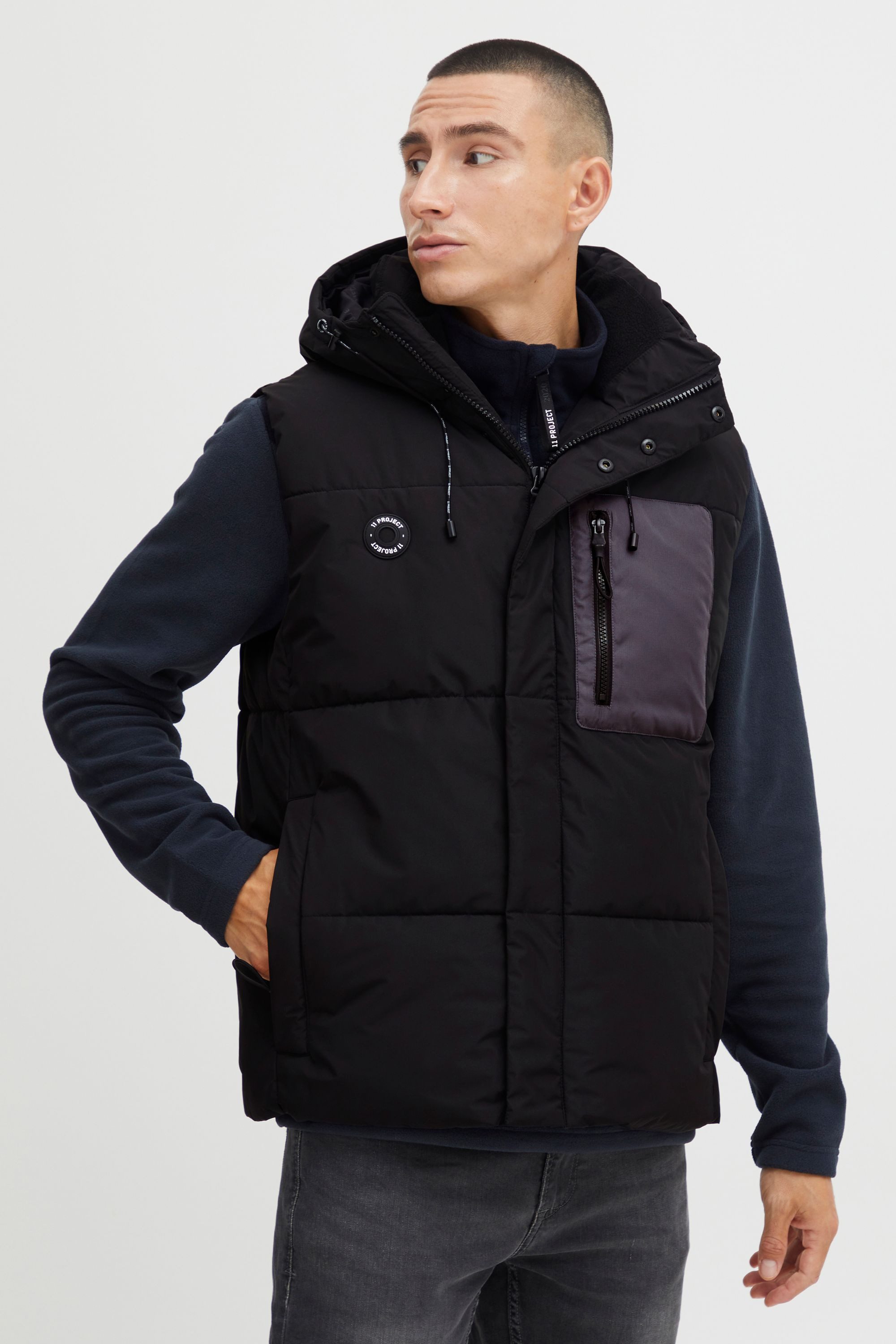 11 Project Steppweste PRCallen Weste 21300897-ME Modische Jacke günstig online kaufen