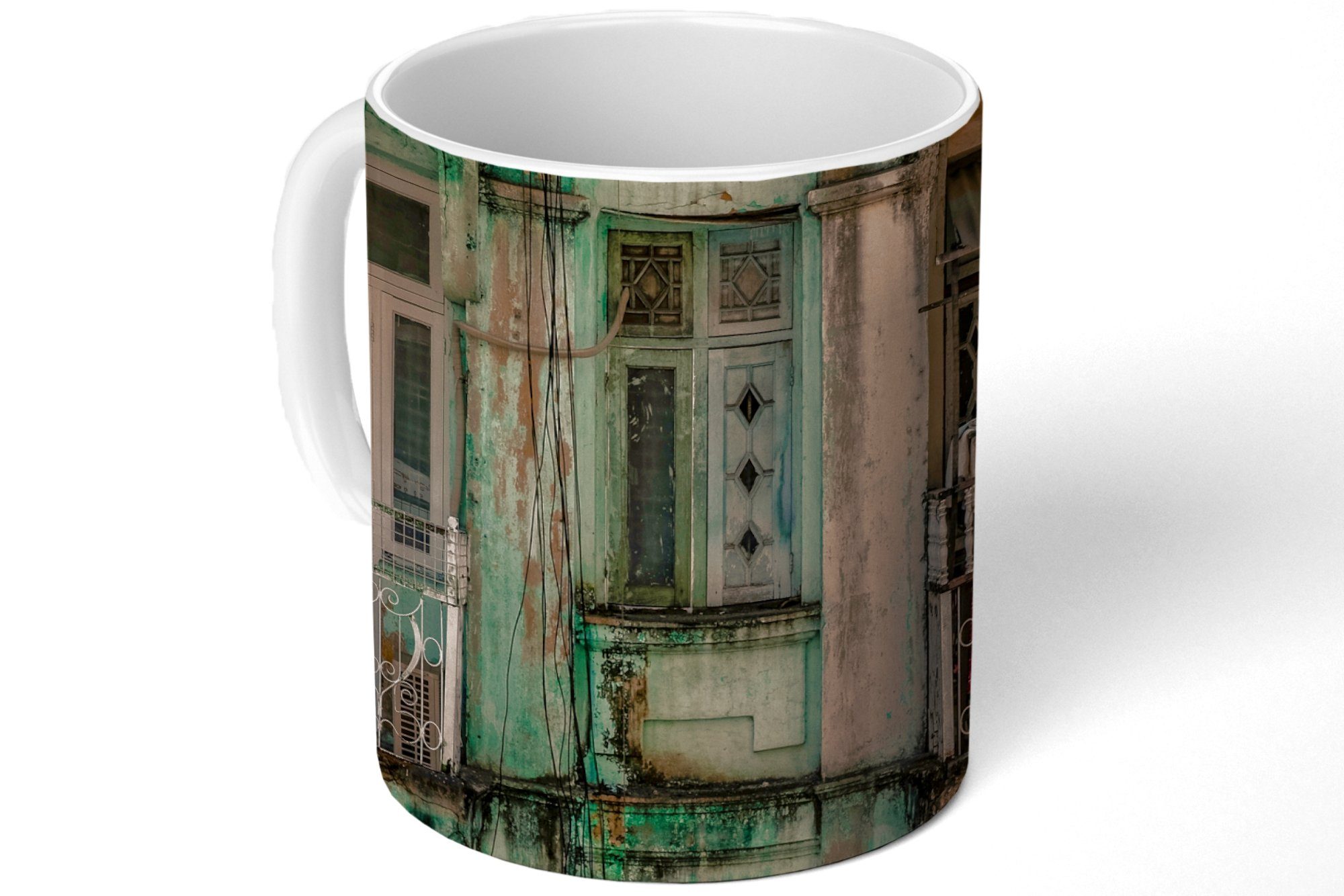 Keramik, - Architektur, Türen Becher, Teetasse, Tasse Kaffeetassen, - Wohnungen Vintage Teetasse, Geschenk - MuchoWow