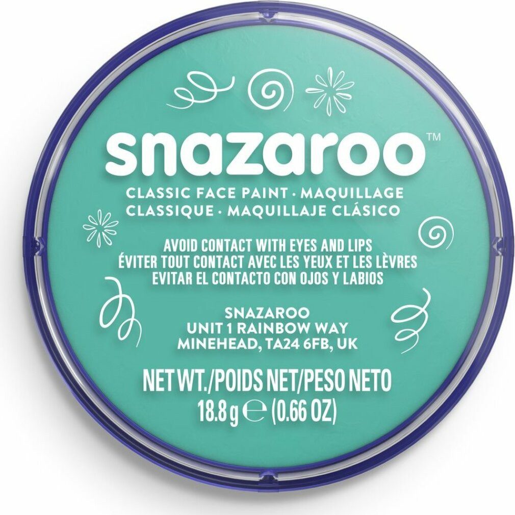 snazaroo Theaterschminke SNAZAROO Gesichtsfarbe Meeresblau 18ml